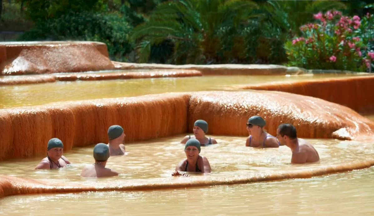 Hot Spring Bath in Pam Thermal Hotel Clinic & Spa