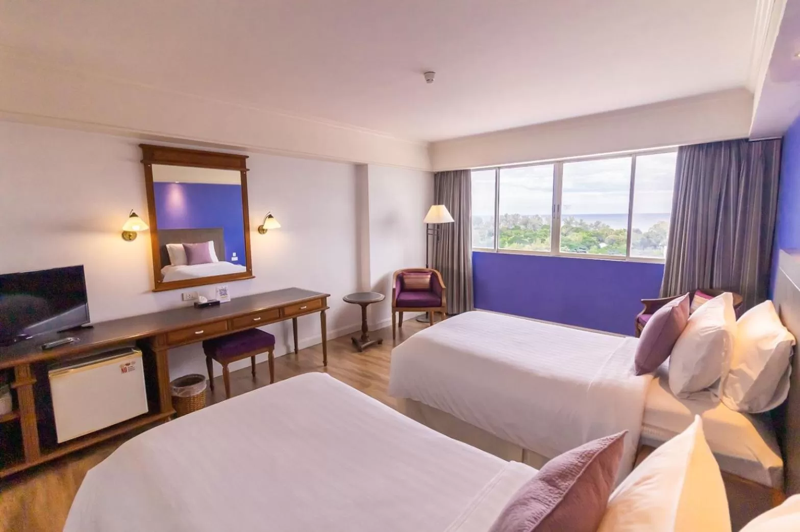 View (from property/room), Bed in Hua Hin Grand Hotel and Plaza - SHA Extra Plus