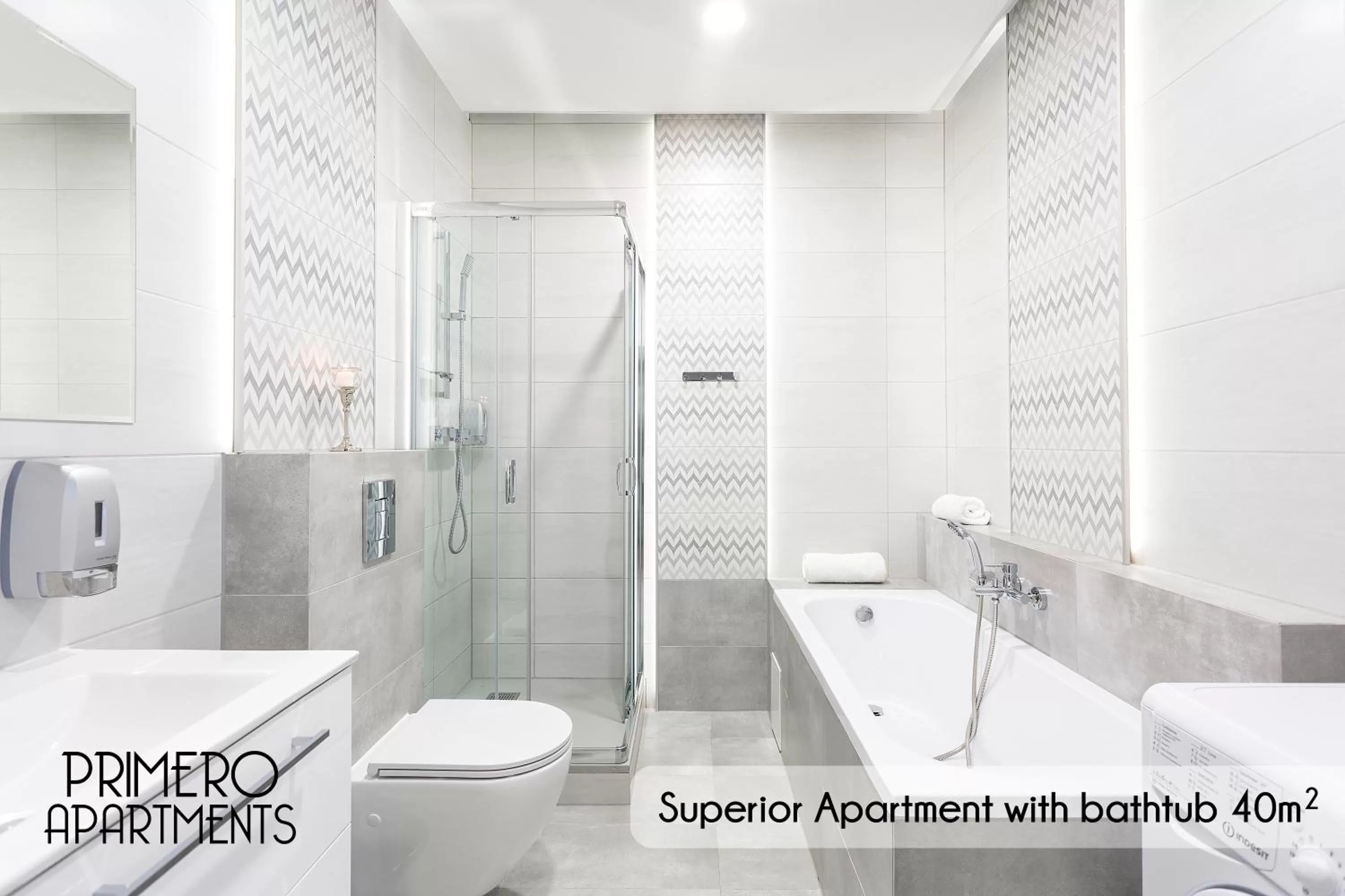 Bathroom in PRIMERO Elegant Apartments KRAKÓW Old Town