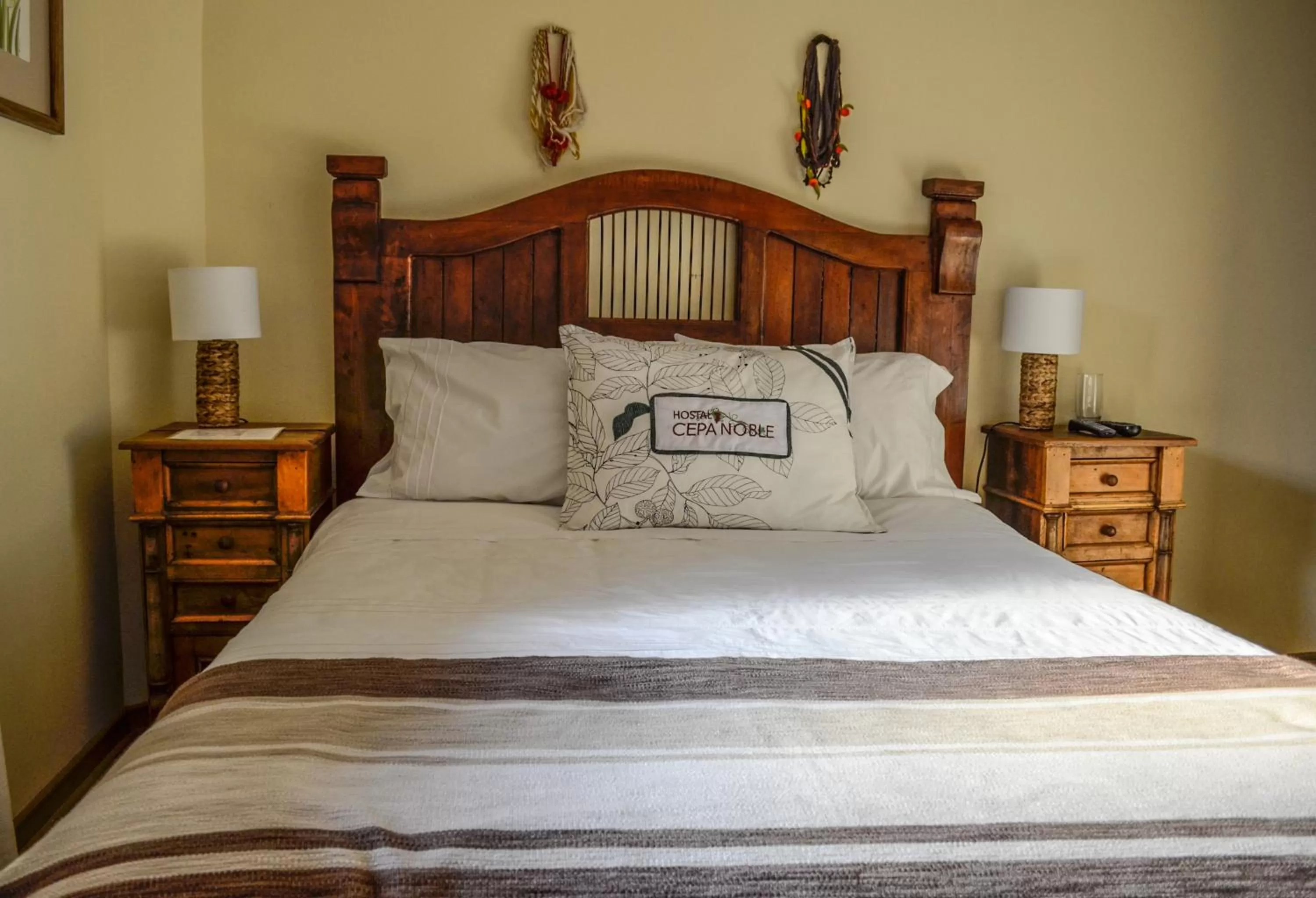 Bed in Hostal Cepa Noble