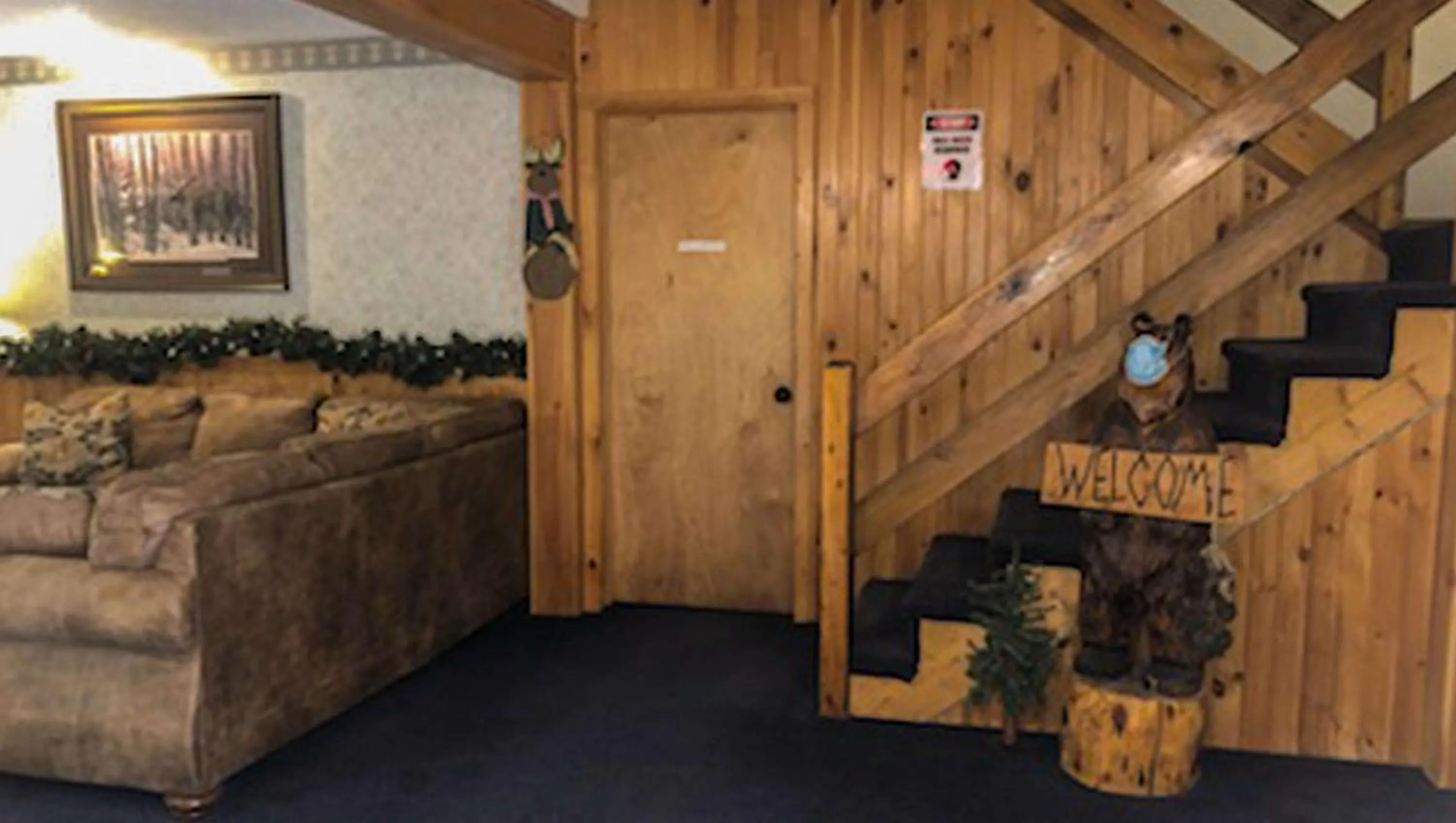 Lobby or reception in Adirondack Lodge Old Forge