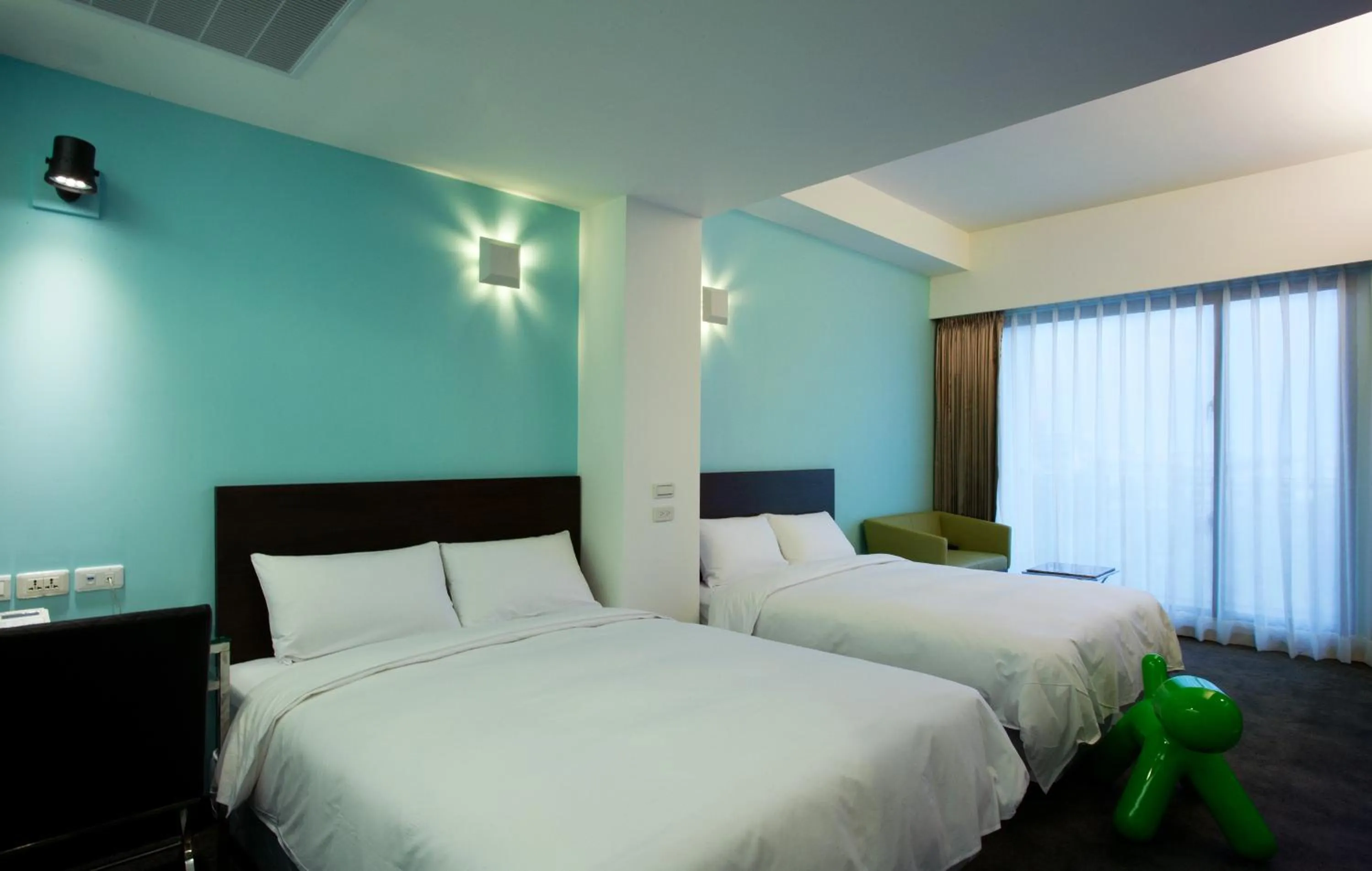 Photo of the whole room, Bed in Hotel Les Champs Hualien