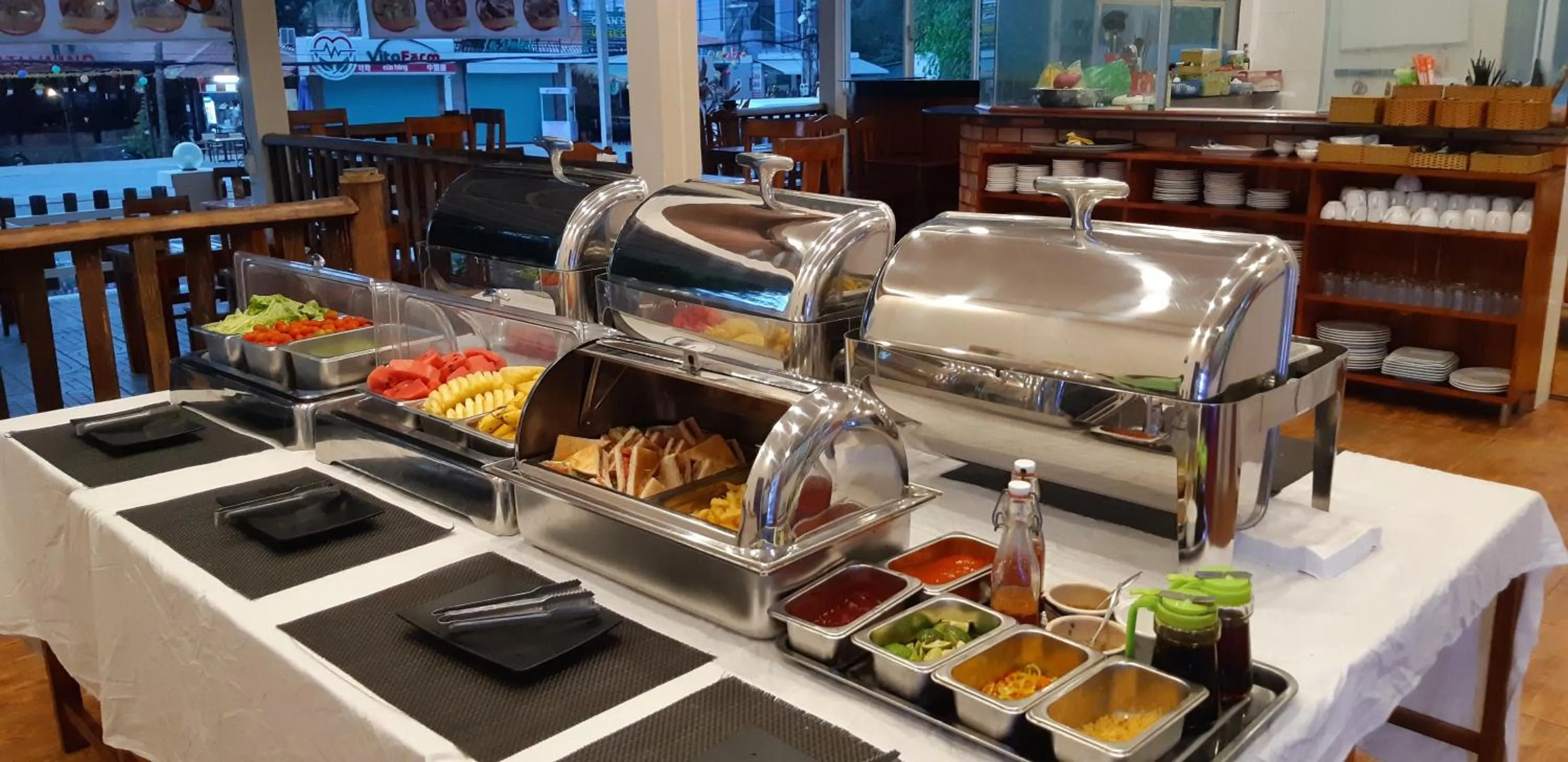 Buffet breakfast in Eco Resort Phu Quoc