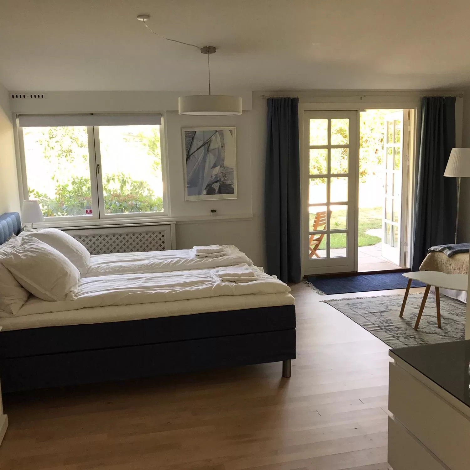 Bed in Trouville Bed & Breakfast