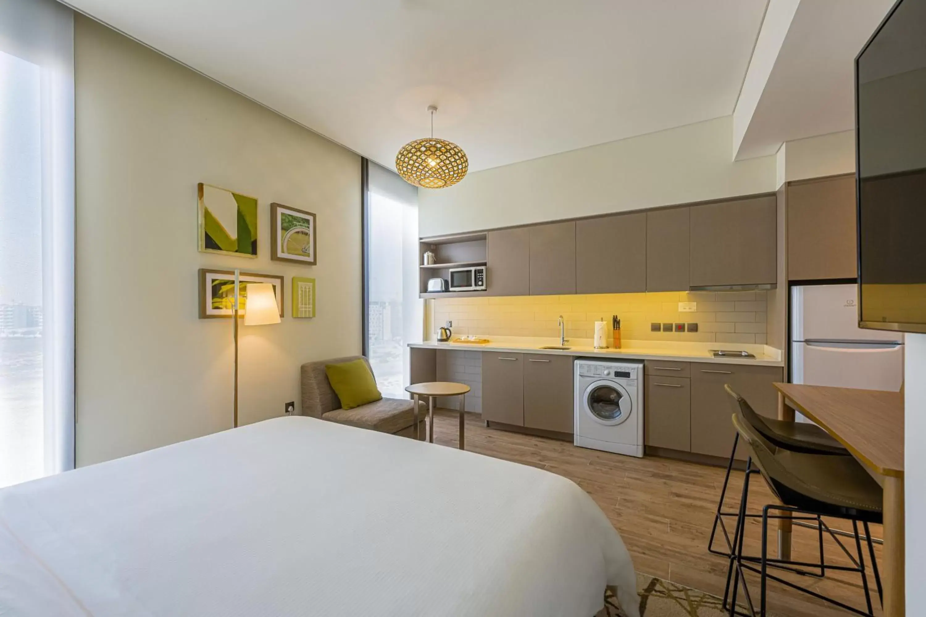 Studio Apartment – King Bed (Complimentary Breakfast & Shuttle to Sobha Realty Metro Station, JBR Beach & Mall of the Emirates) in Element Me'aisam, Dubai Studio Apartment – King Bed (Complimentary Breakfast & Shuttle to Sobha Realty Metro Station, JBR Beach & Mall of the Emirates) in Element Me'aisam, Dubai