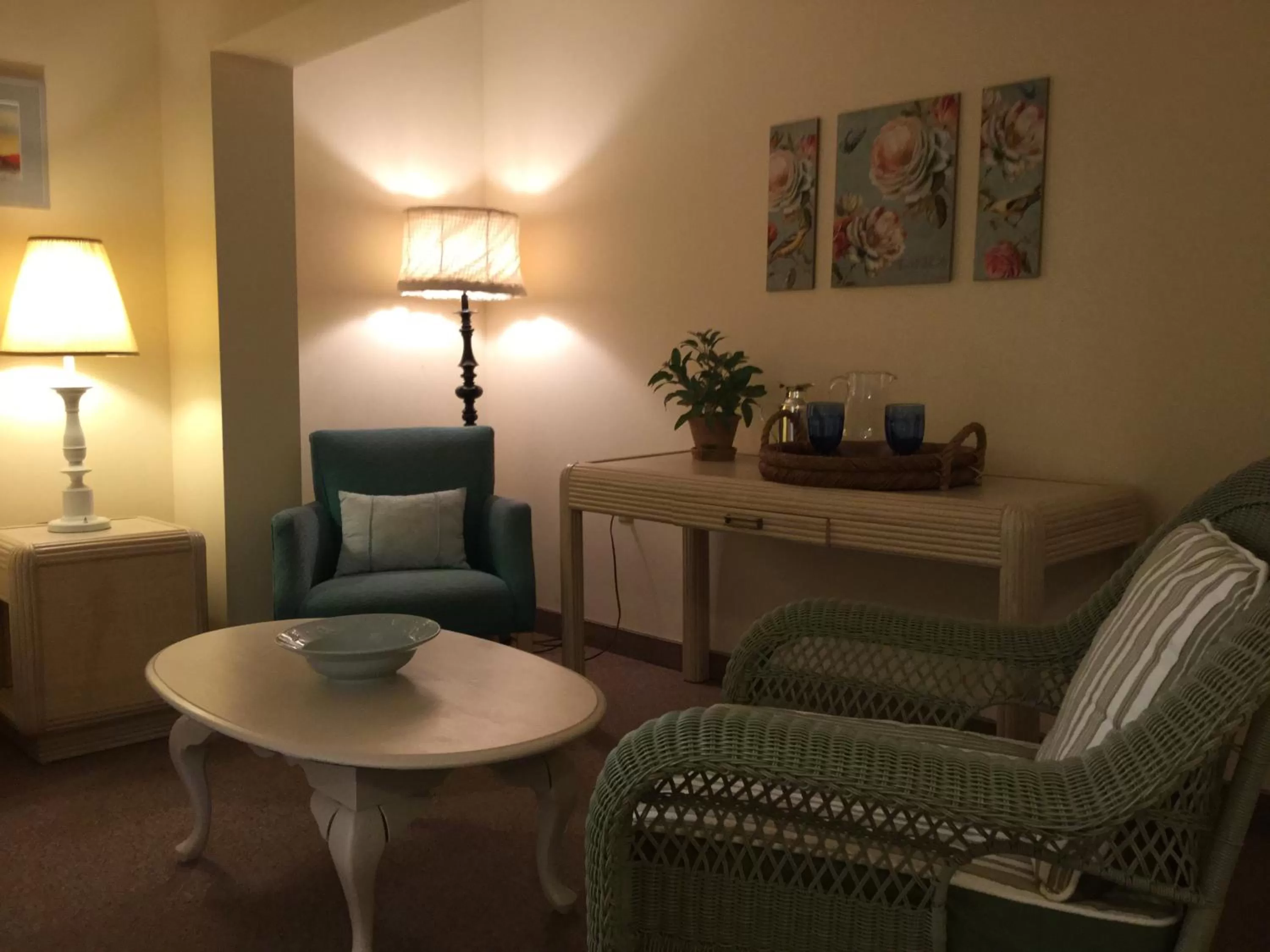 Seating area in The Beach Rose Inn