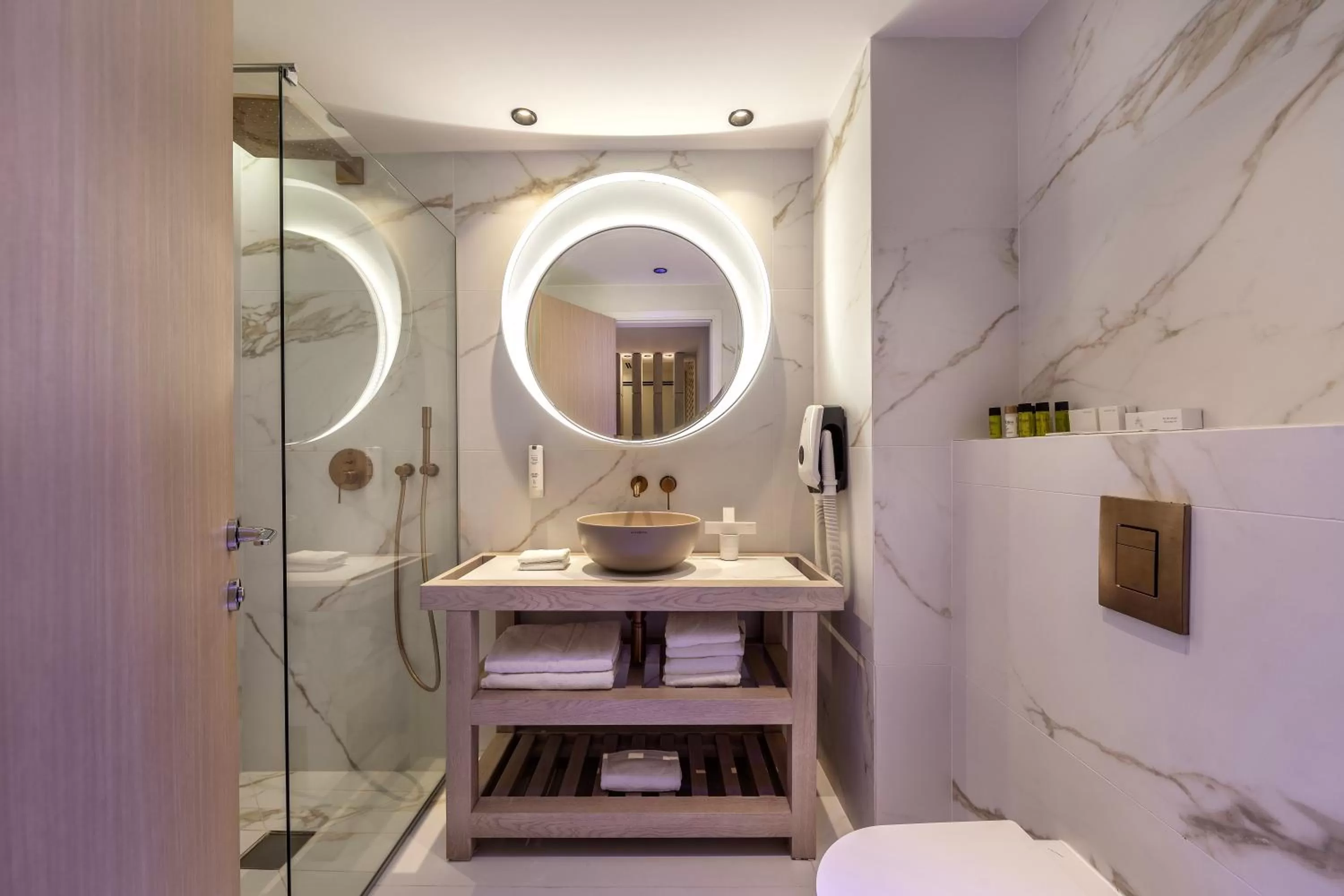 Shower in NissiBlu Beach Resort