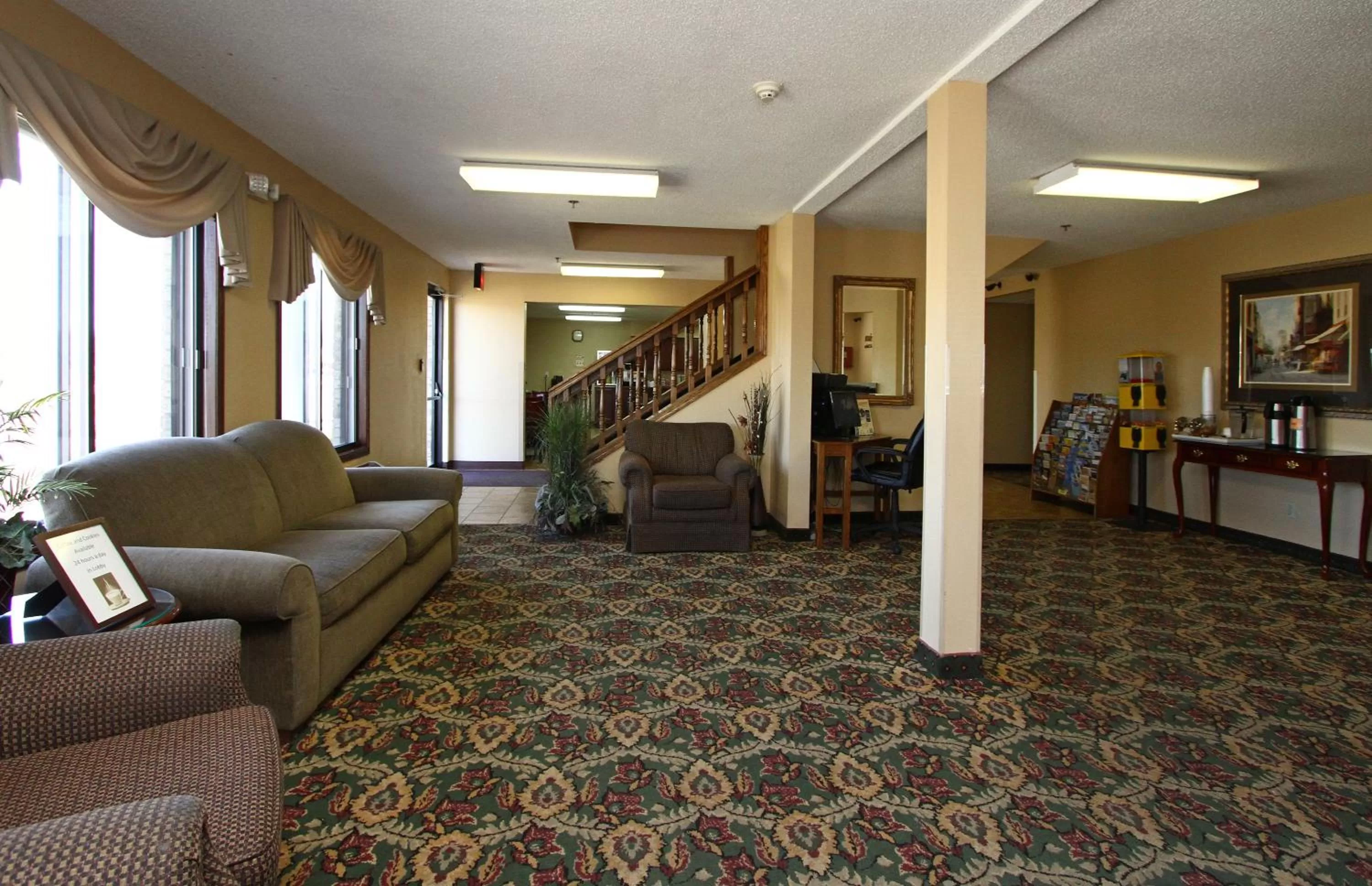 Lobby or reception in New Victorian Inn & Suites Kearney