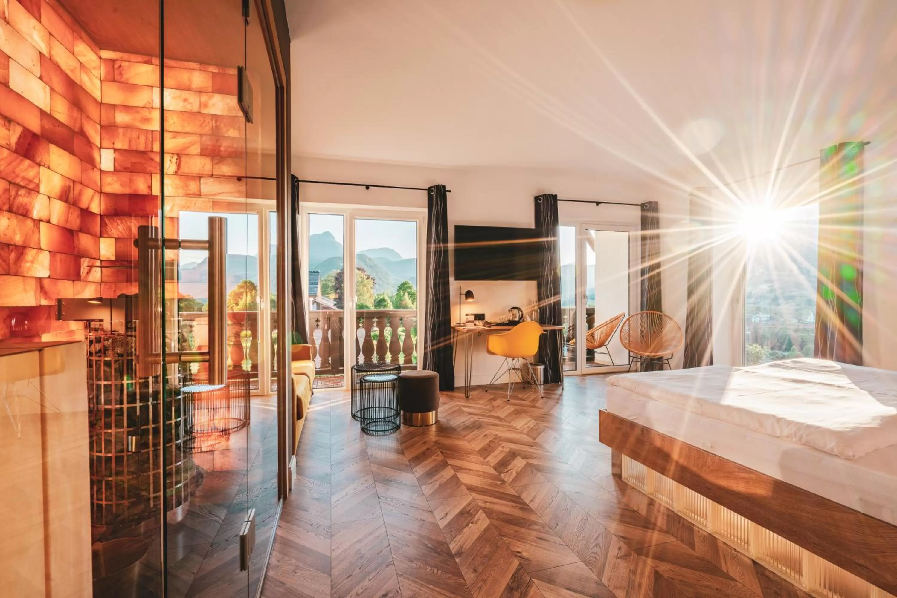 Bed in Villa Sonnenhof Boutique-Hotel