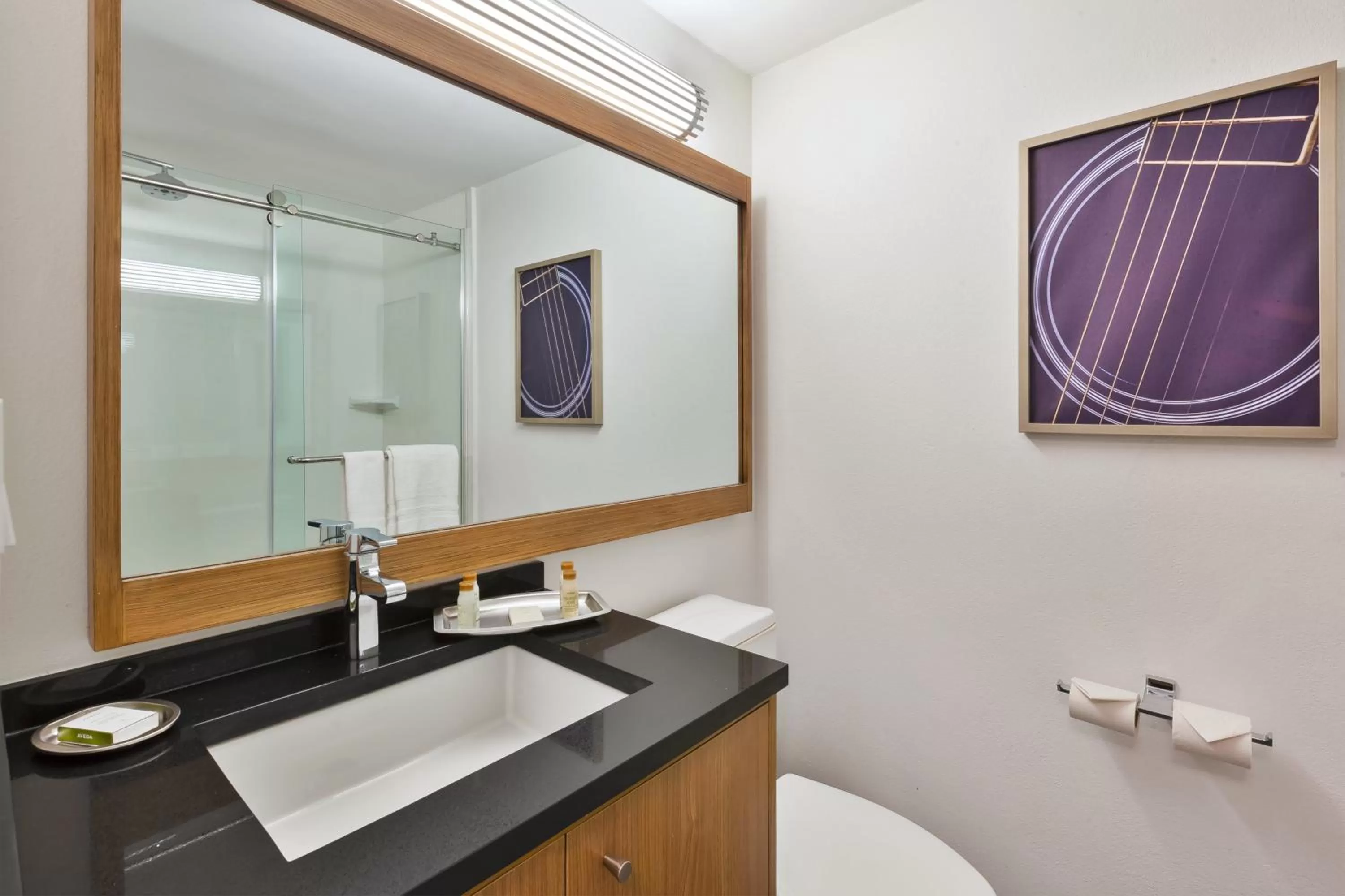 Bathroom in Hotel Indigo Detroit Downtown by IHG