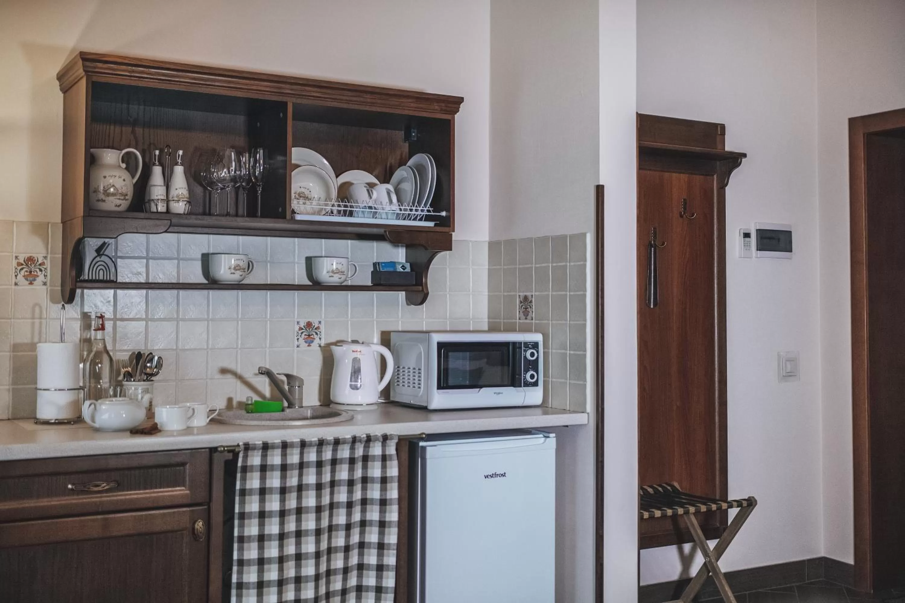 Coffee/tea facilities, Kitchen/Kitchenette in Ekaterinoslav