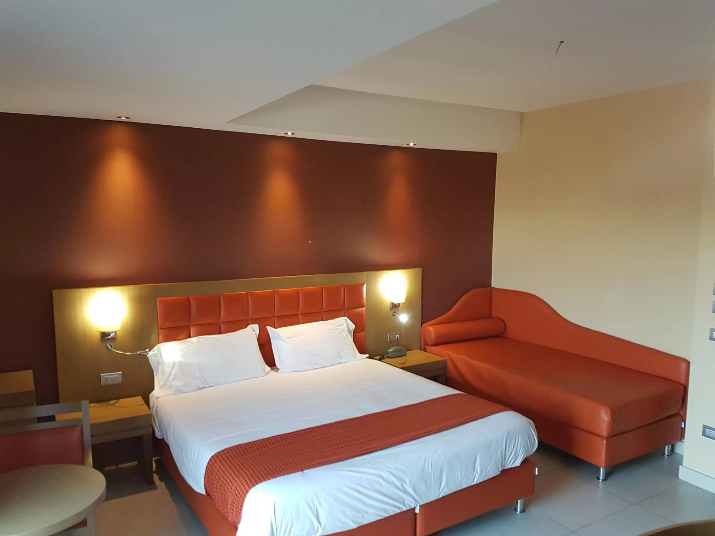 Photo of the whole room, Bed in Hotel Ristorante La Campagnola