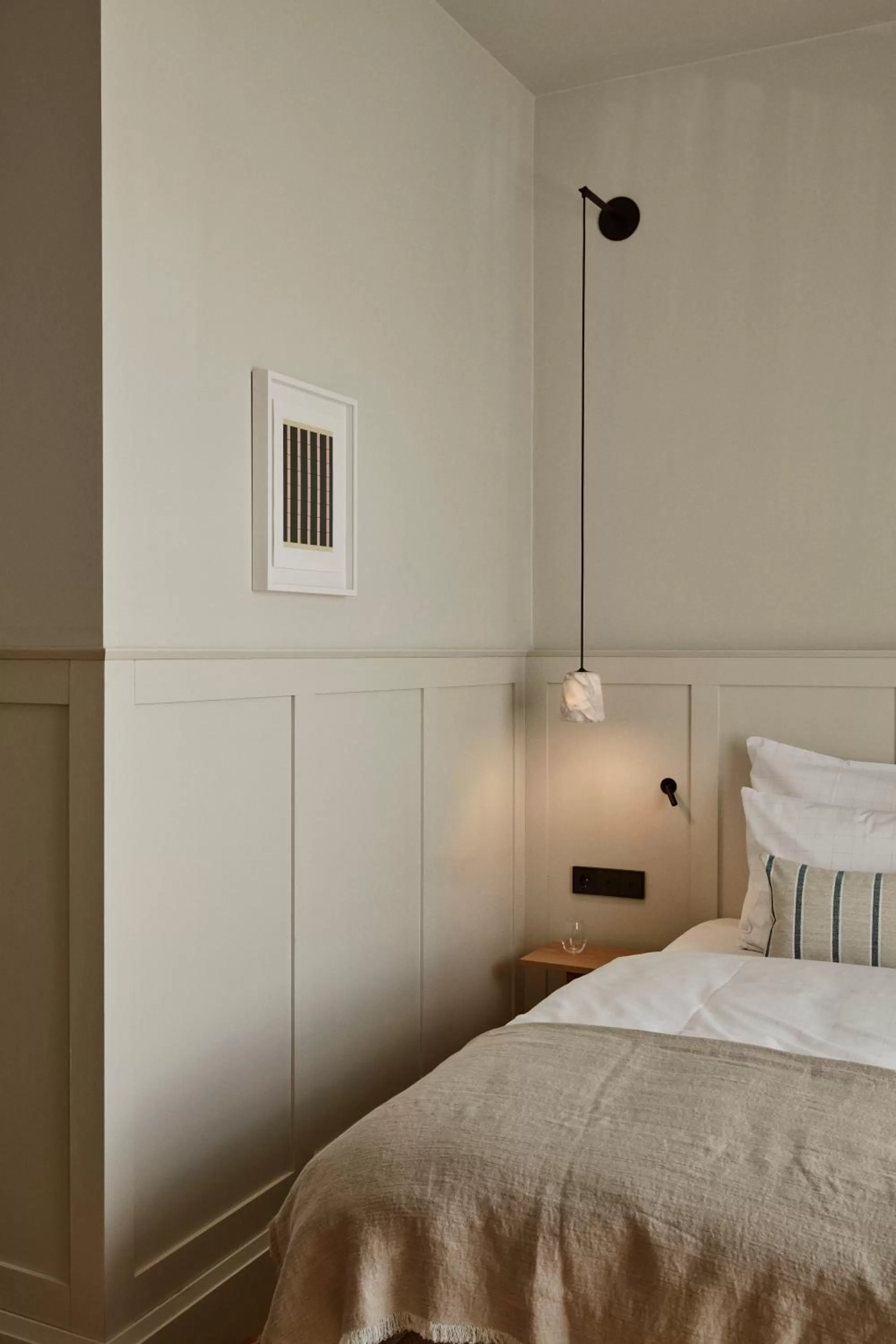 Bed in RUNO Hotel Porvoo