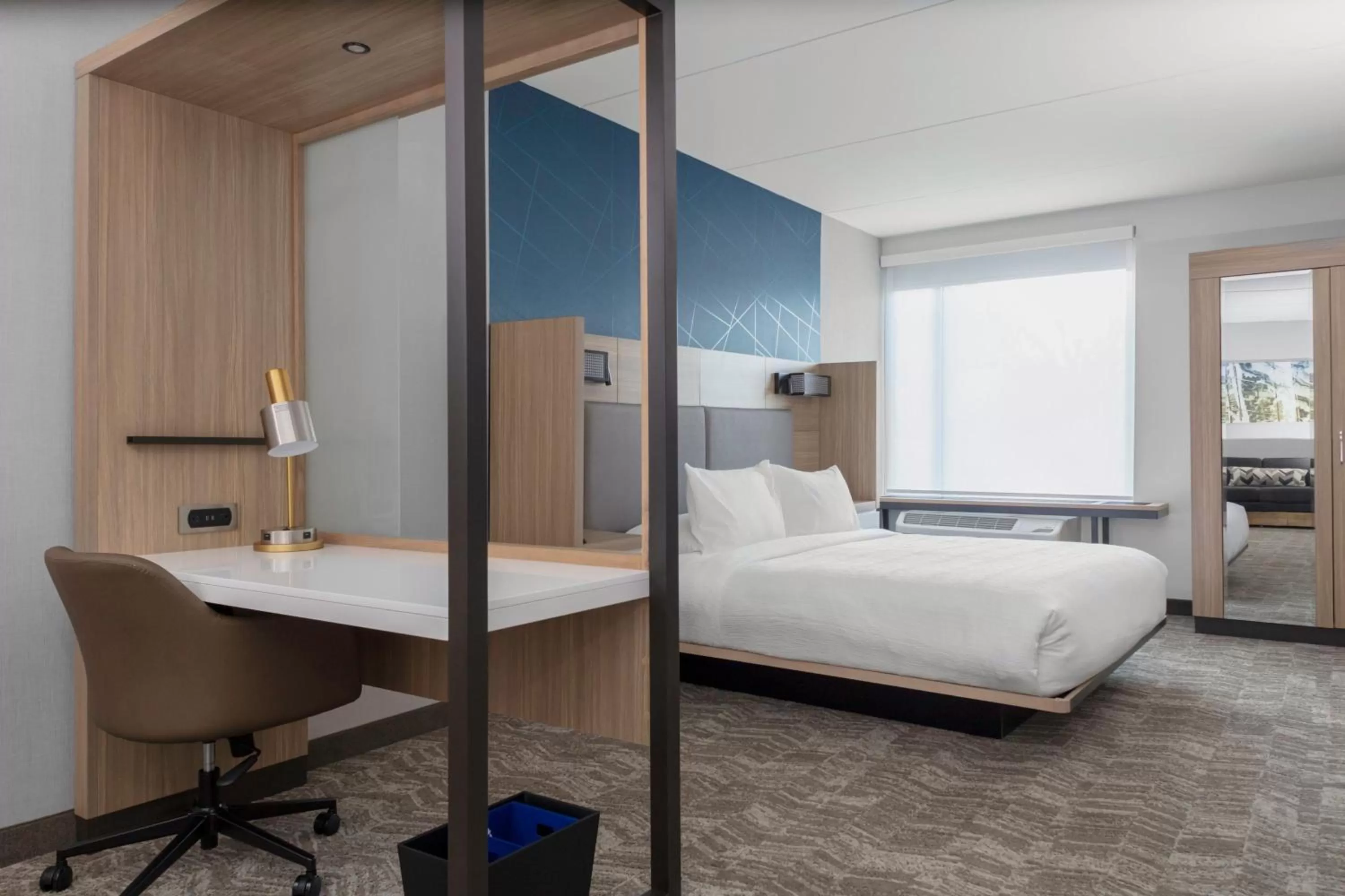 Bedroom, Bed in SpringHill Suites By Marriott Durham City View