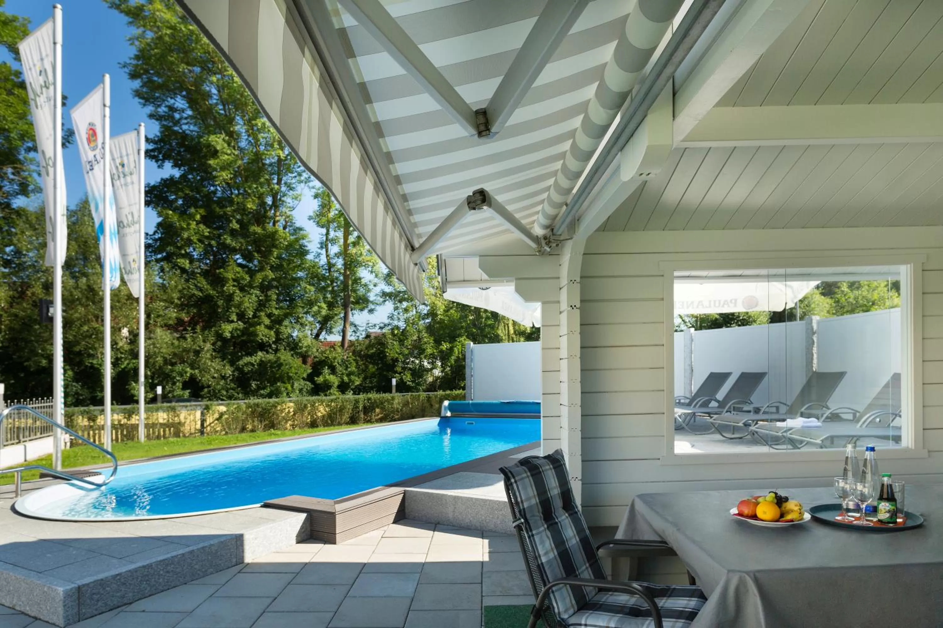 Garden in Landhotel Restaurant Huberhof Allershausen