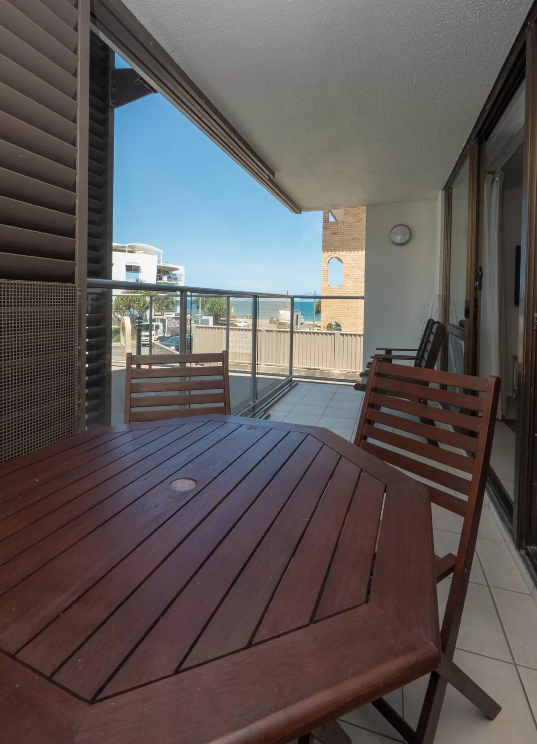 Balcony/Terrace in Merrima Court Holidays