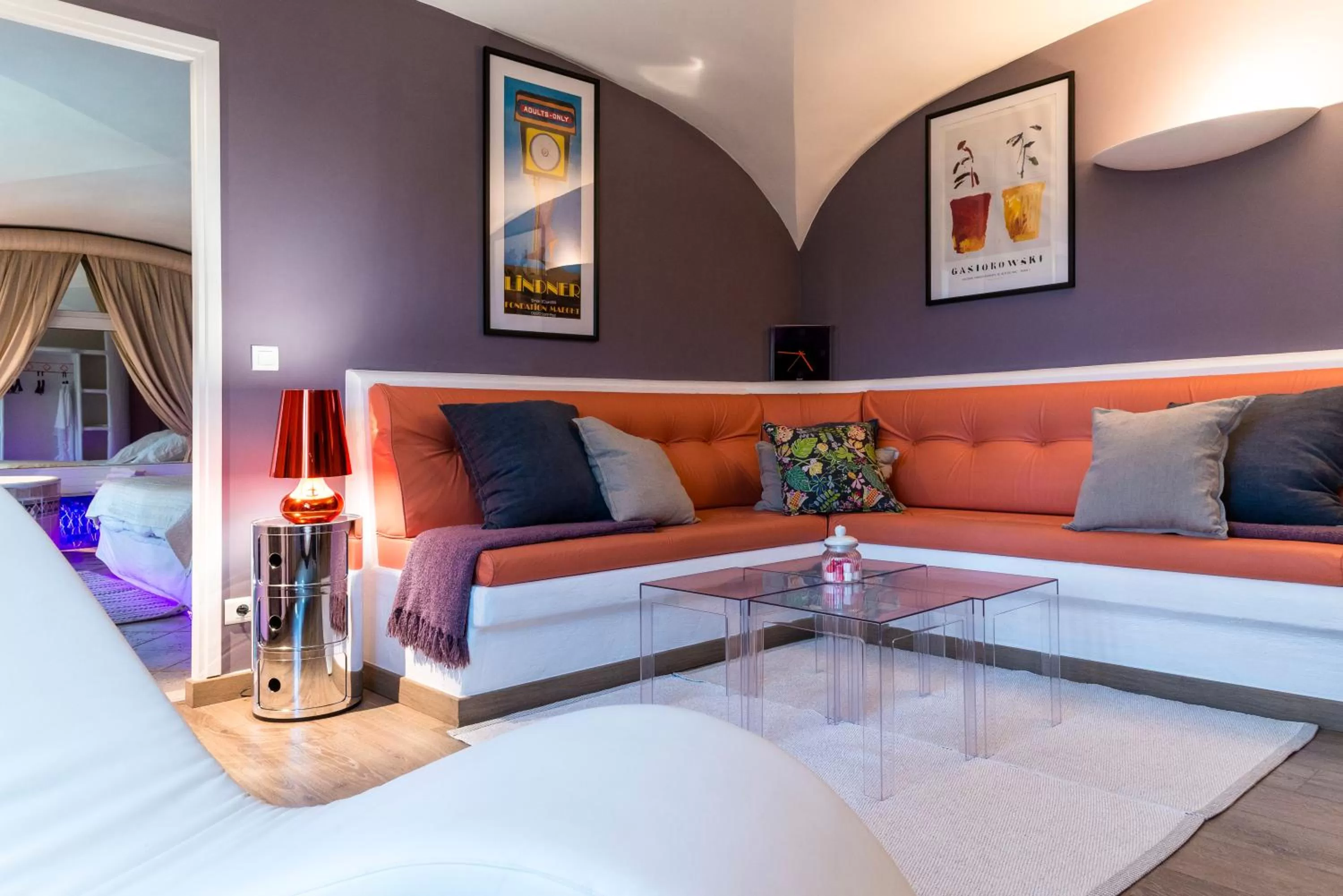 Living room, Bed in Ostella Spa & Resort