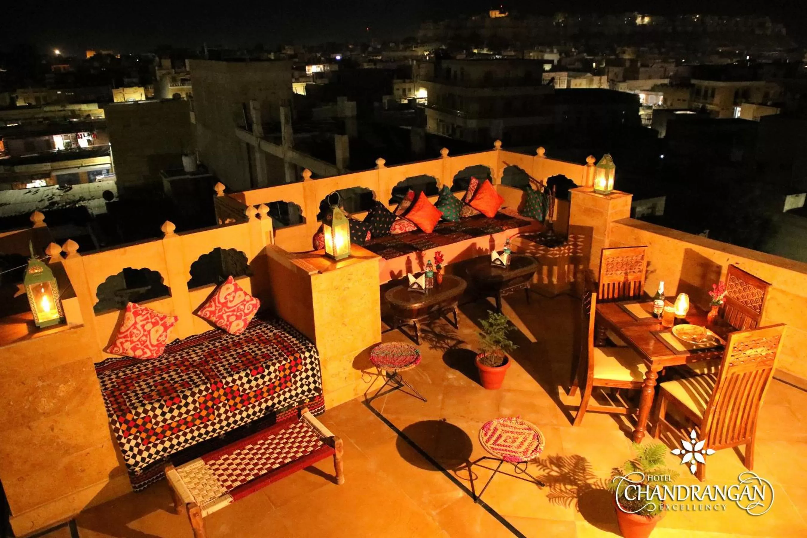 Balcony/Terrace, Restaurant/Places to Eat in Treebo Trend Chandrangan Excellency