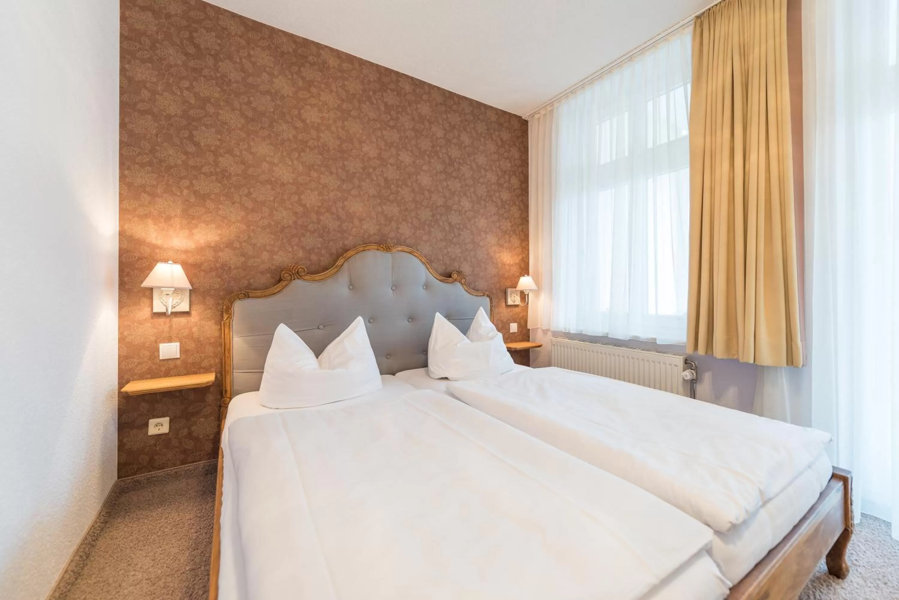 Bed in Hotel Villa Waldfrieden