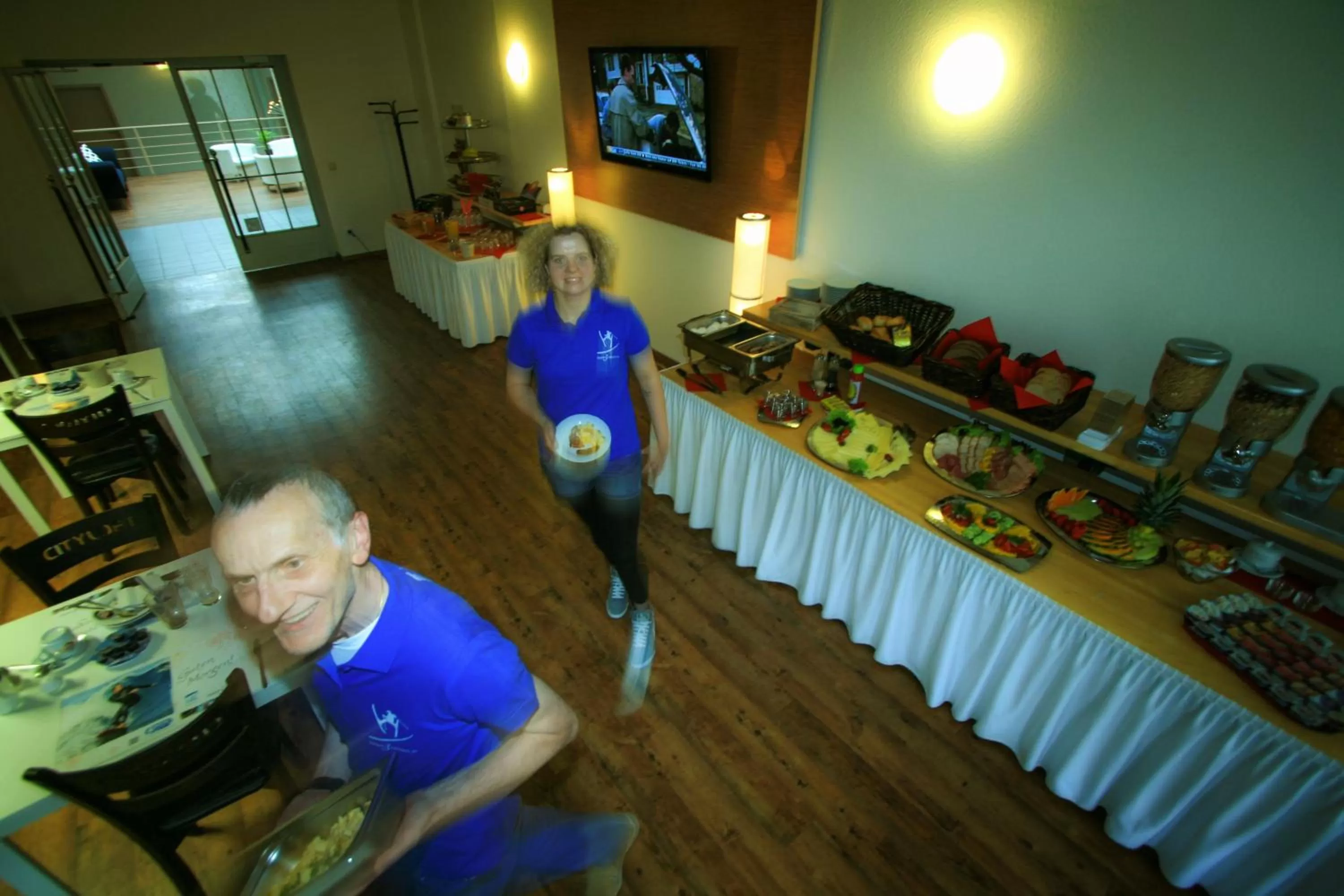 Buffet breakfast in T3 Hotel Cityloft