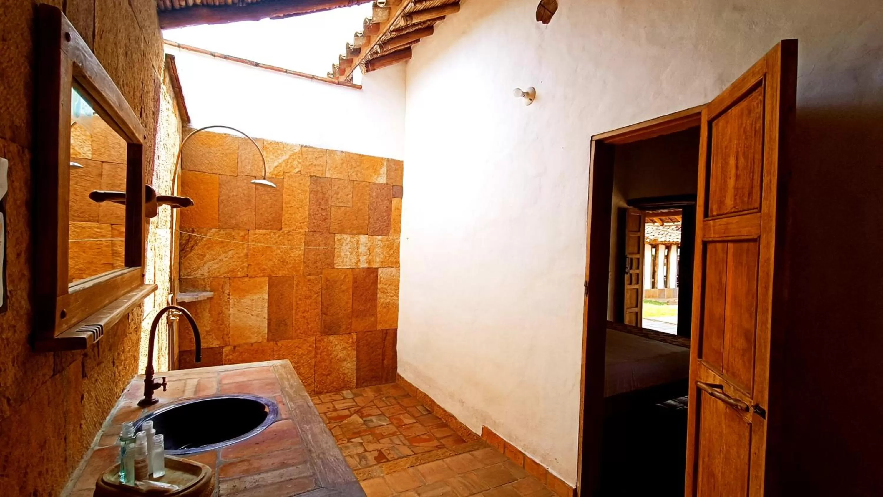 Bathroom in Hotel Buenosaires Barichara