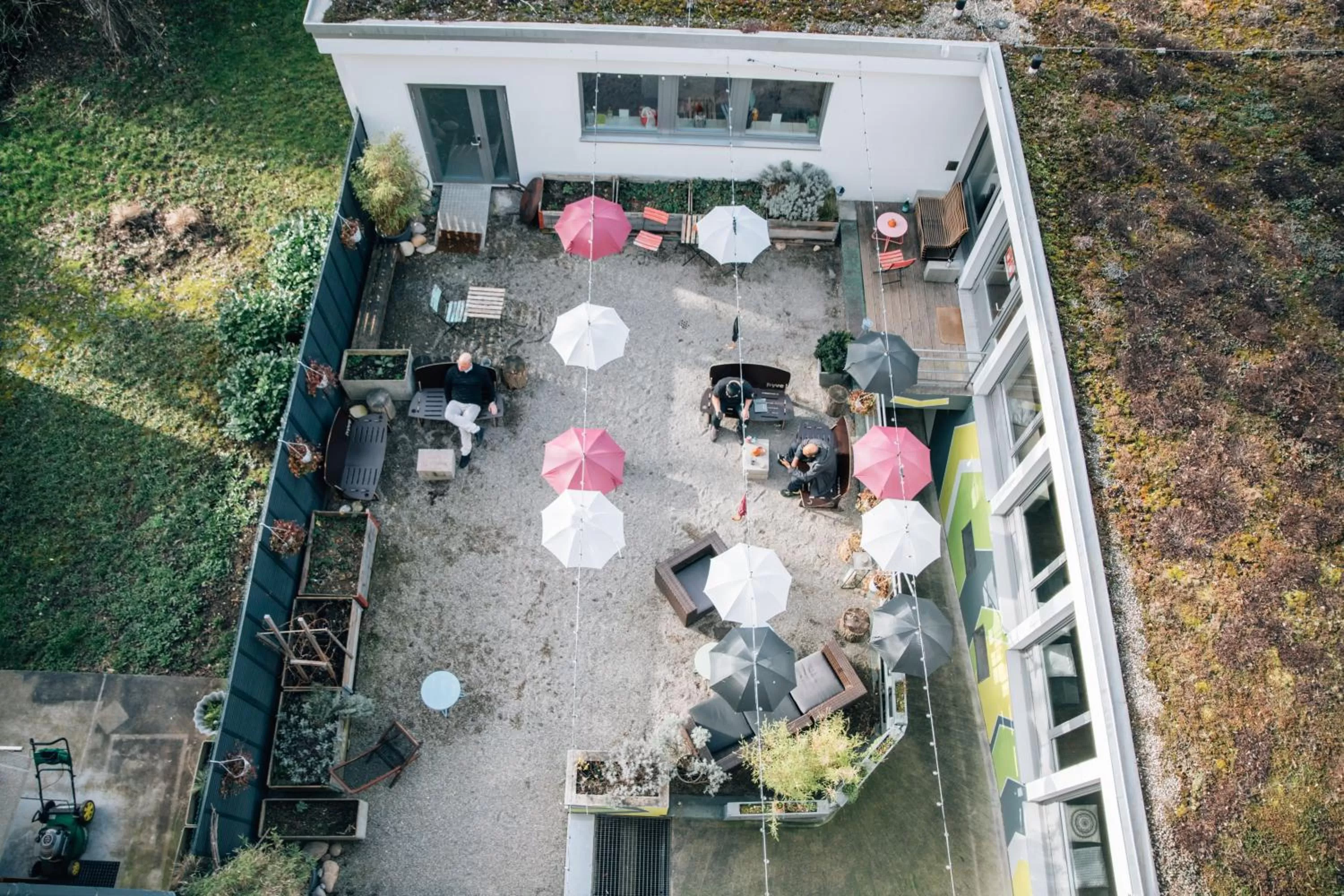 Patio in Hotel by Hyve Basel