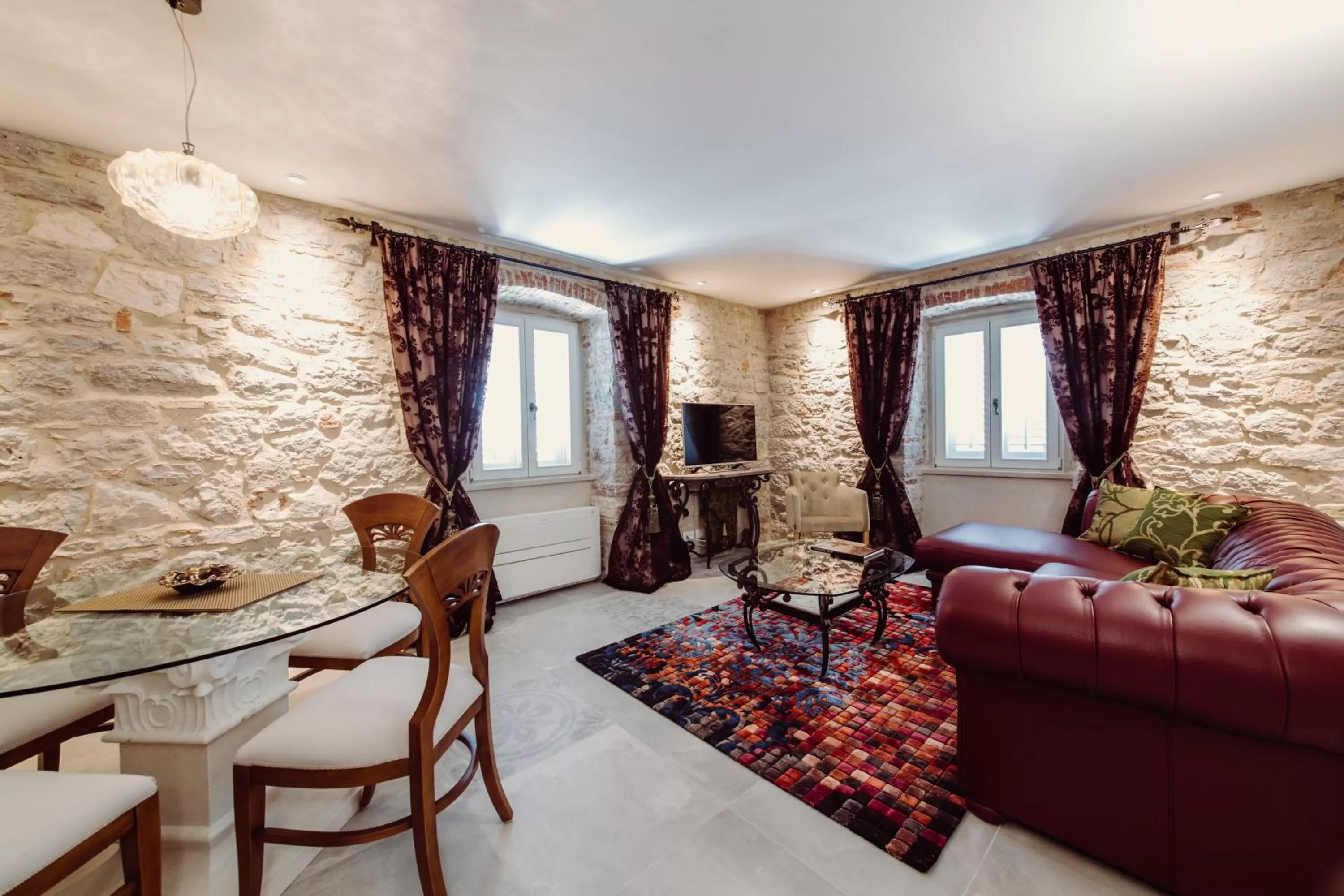 Living room in Villa Nepos Hotel