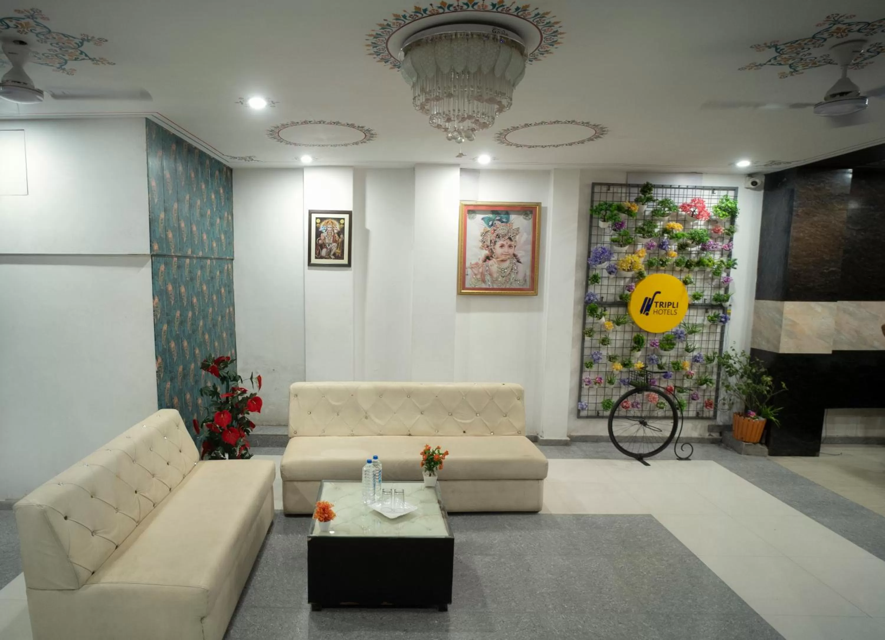 Seating area in Tripli Hotels Arunoday Palace