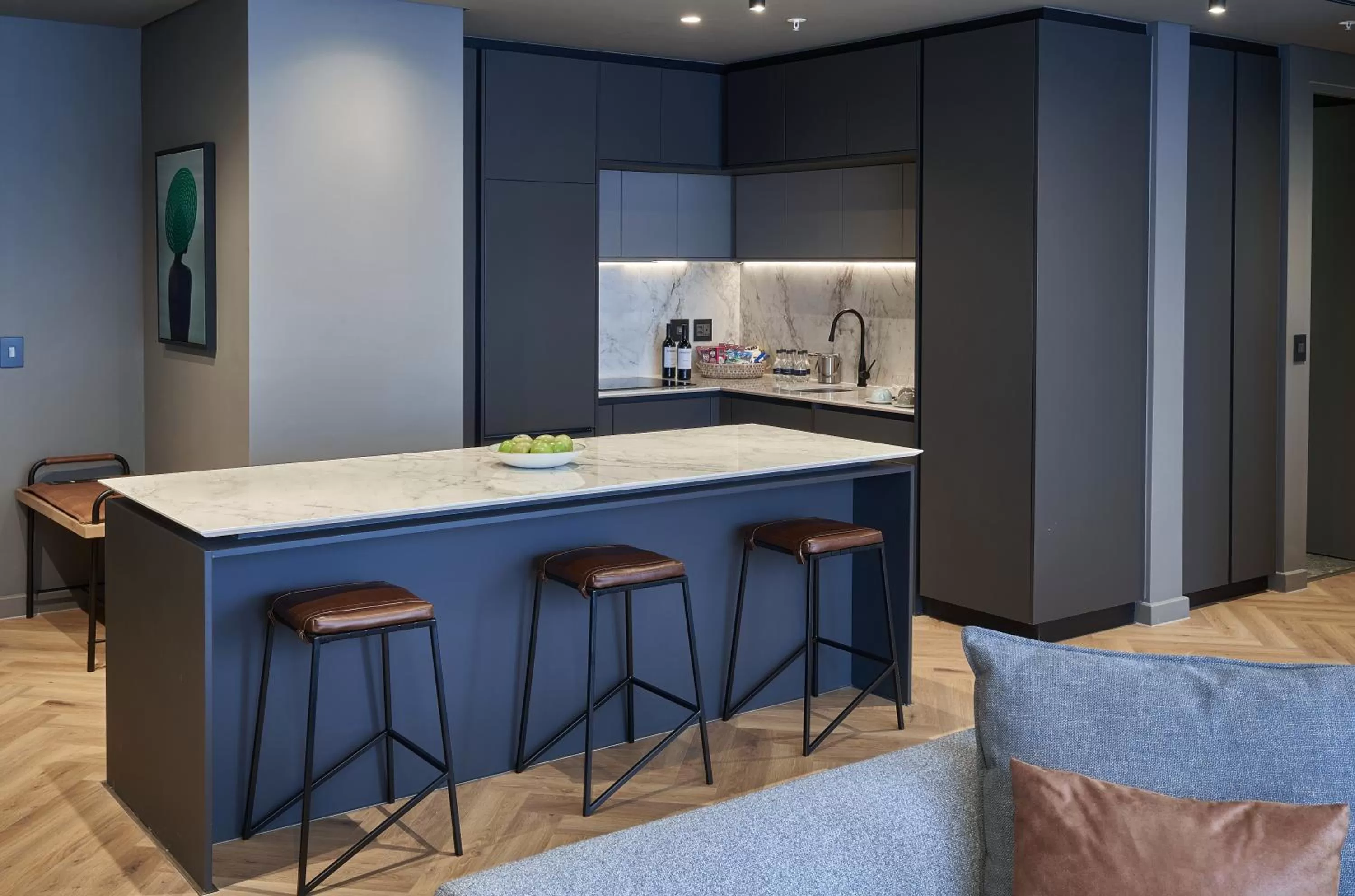 Kitchen or kitchenette in The Rockefeller Hotel by NEWMARK