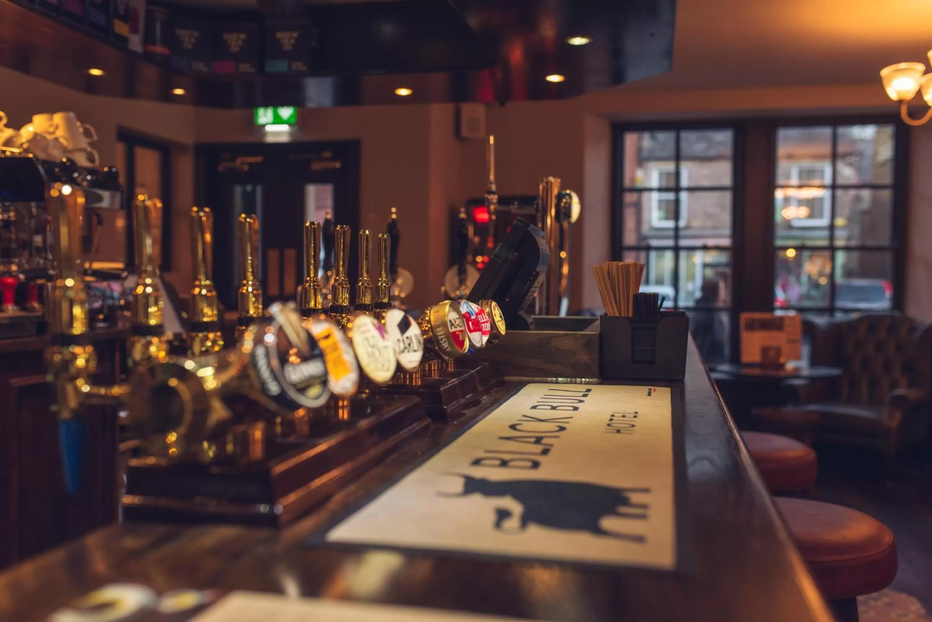 Lounge or bar in Black Bull Hotel