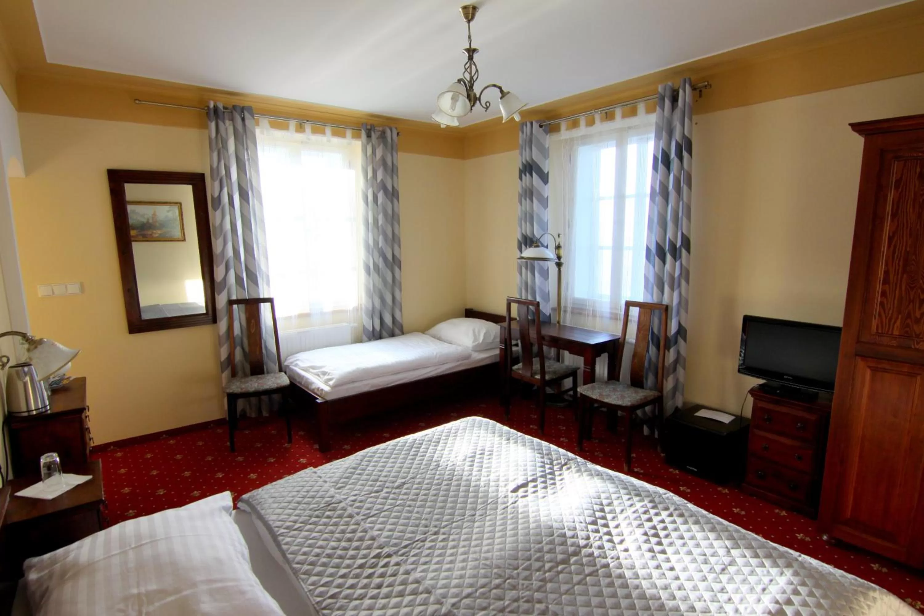 Bed in Hotel Stará Pekárna s privátním wellness