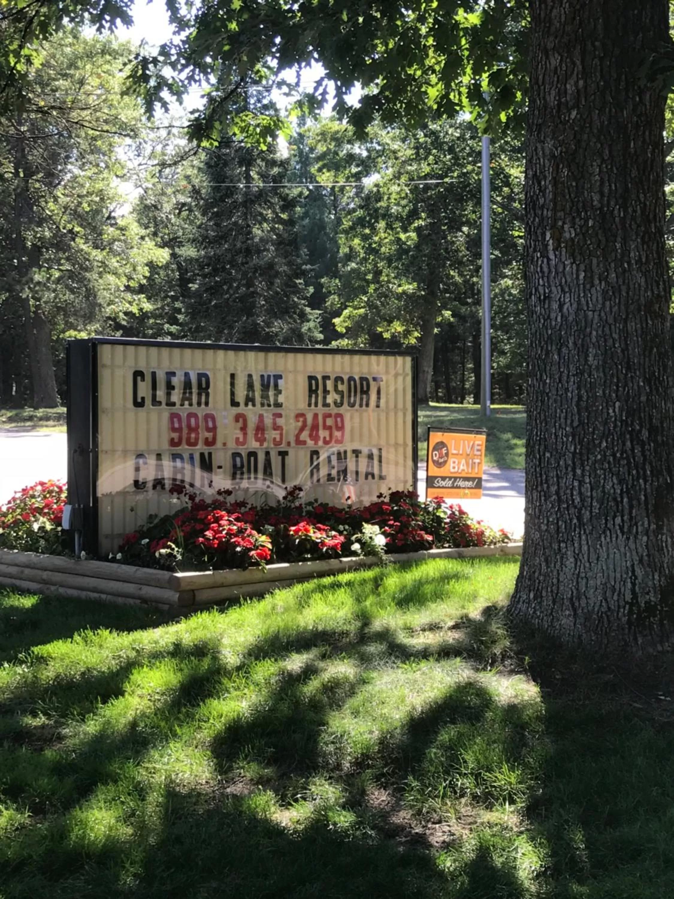Property logo or sign in Clear Lake Resort