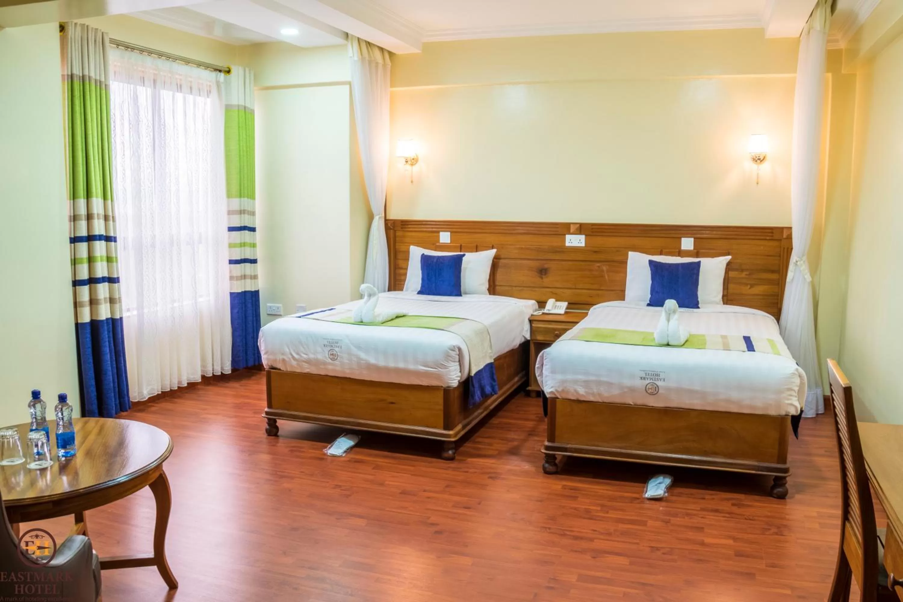 Bed in Eastmark Hotel