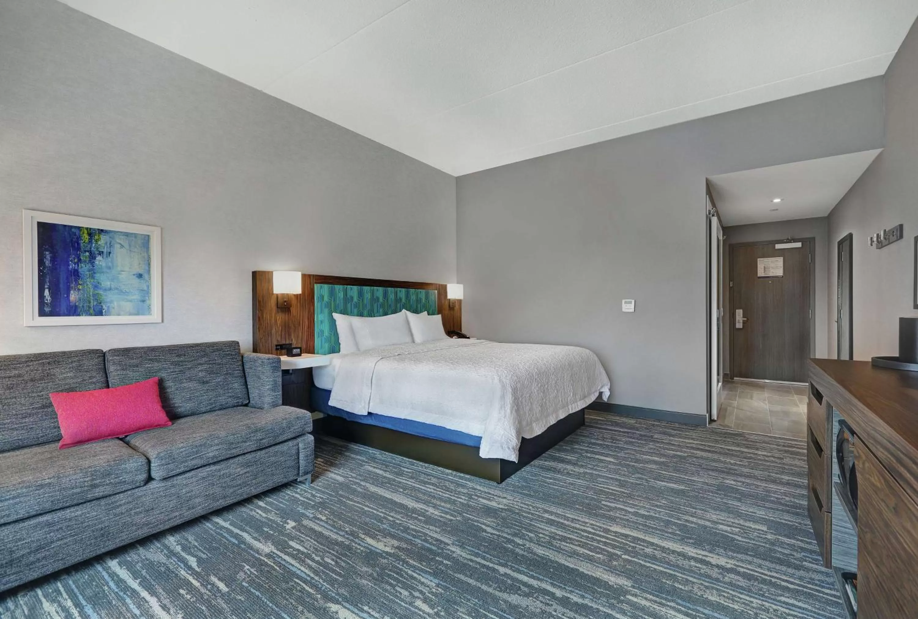 Bed in Hampton Inn Peterborough