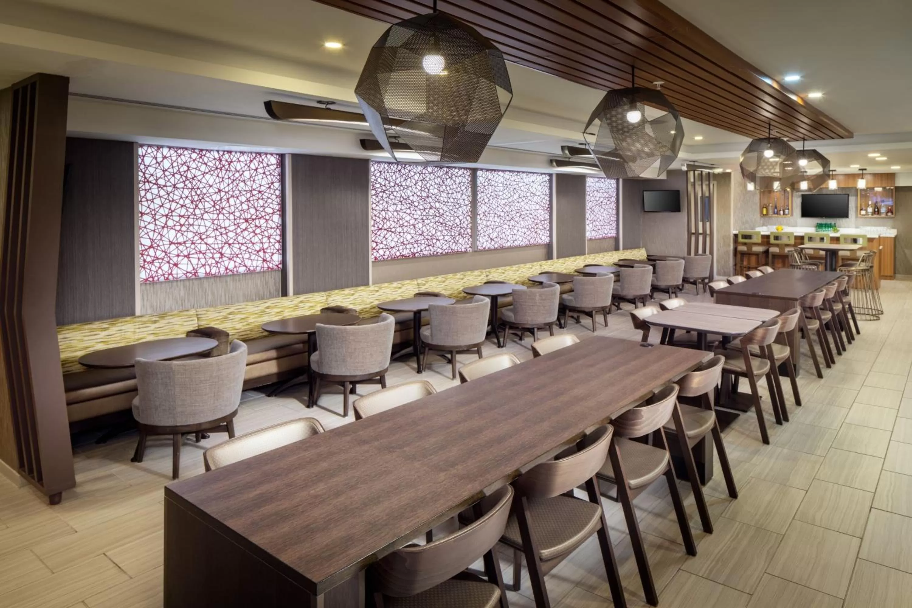 Breakfast, Restaurant/Places to Eat in SpringHill Suites by Marriott New York JFK Airport Jamaica