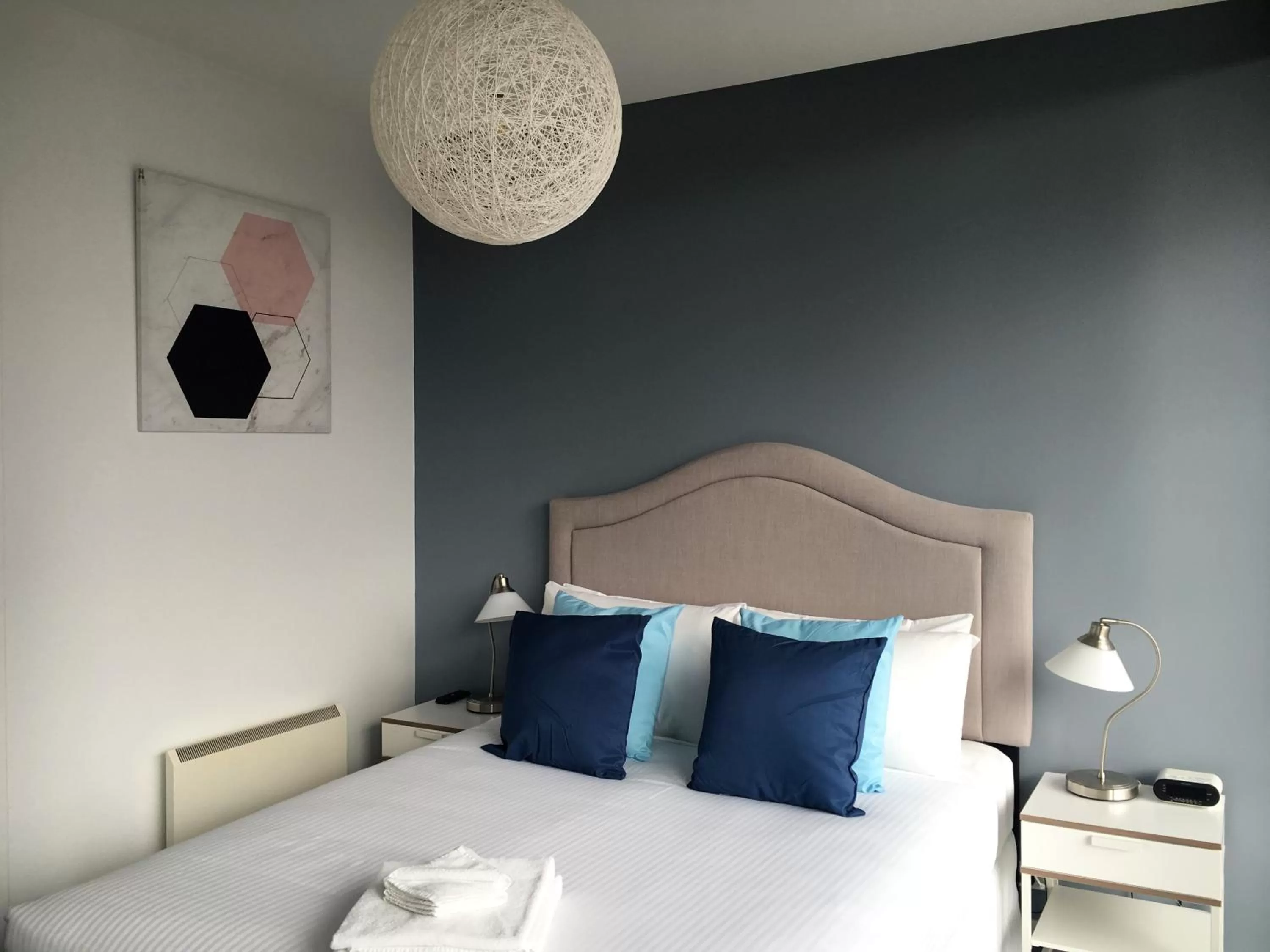 Bedroom, Bed in Docklands Private Collection - NEWQUAY