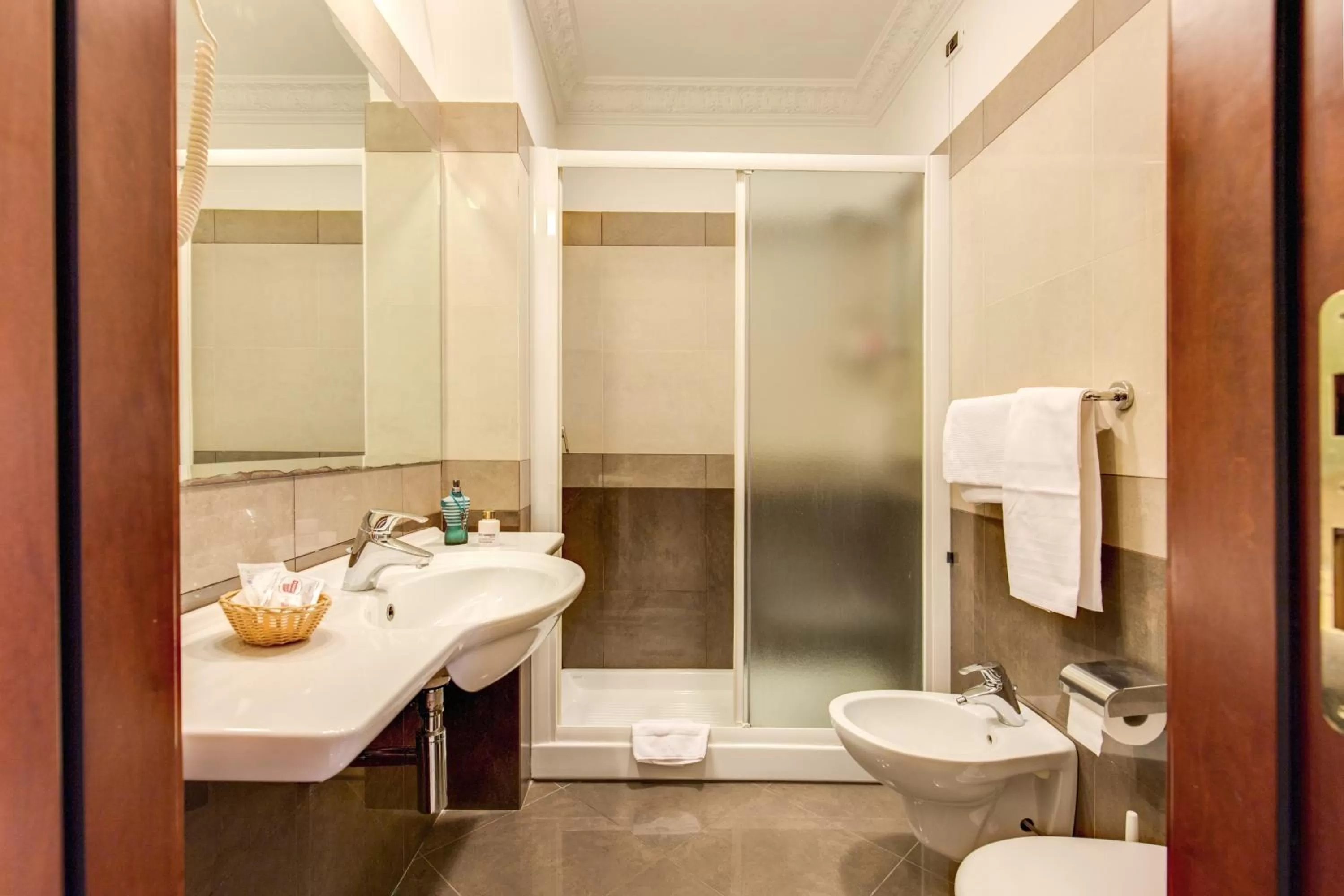 Shower in Hotel Contilia