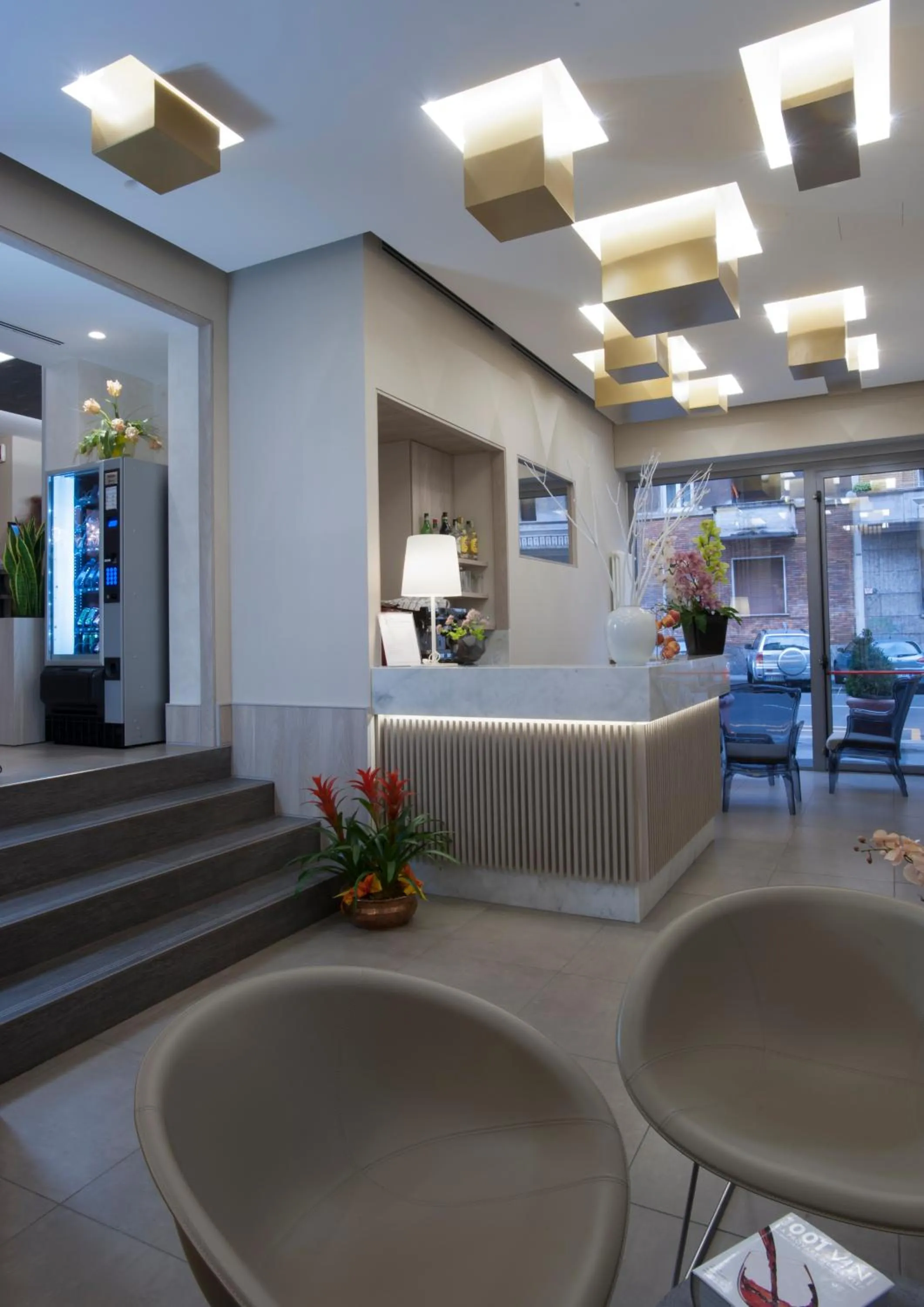 Lobby or reception in Hotel Gamma