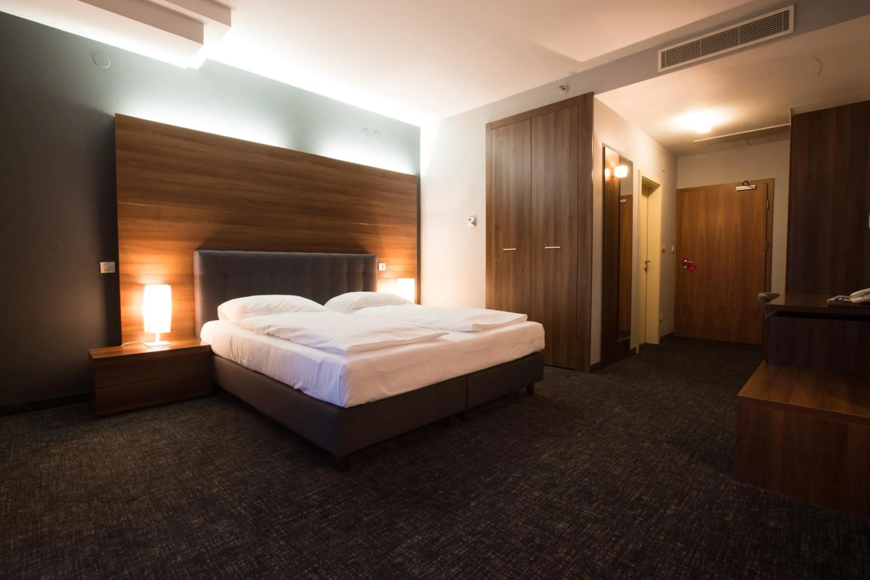 Bedroom, Bed in Hotel Sliško