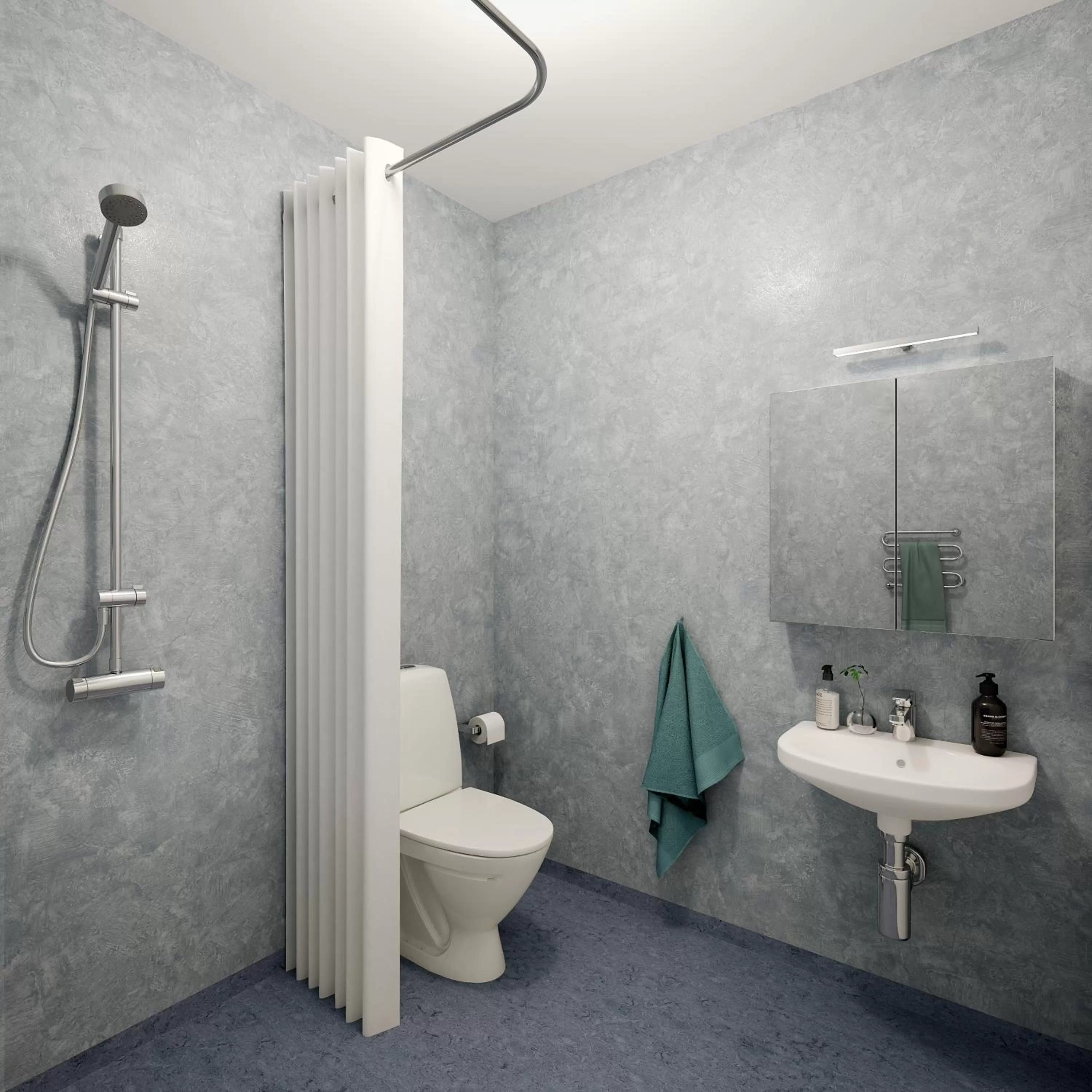 Bathroom in Easy Livin' Apartment Hotel