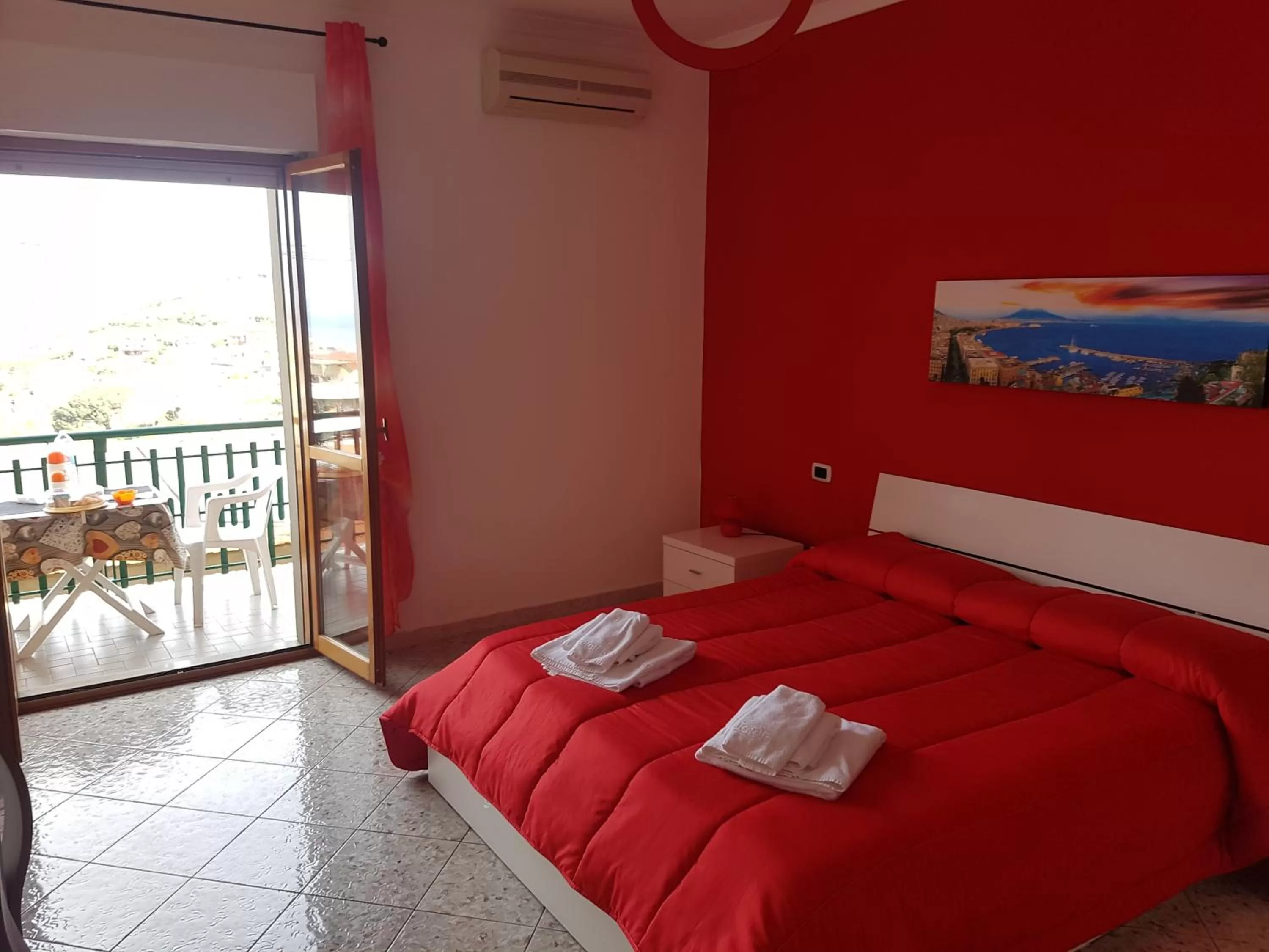 Bed in B&B La Panoramica