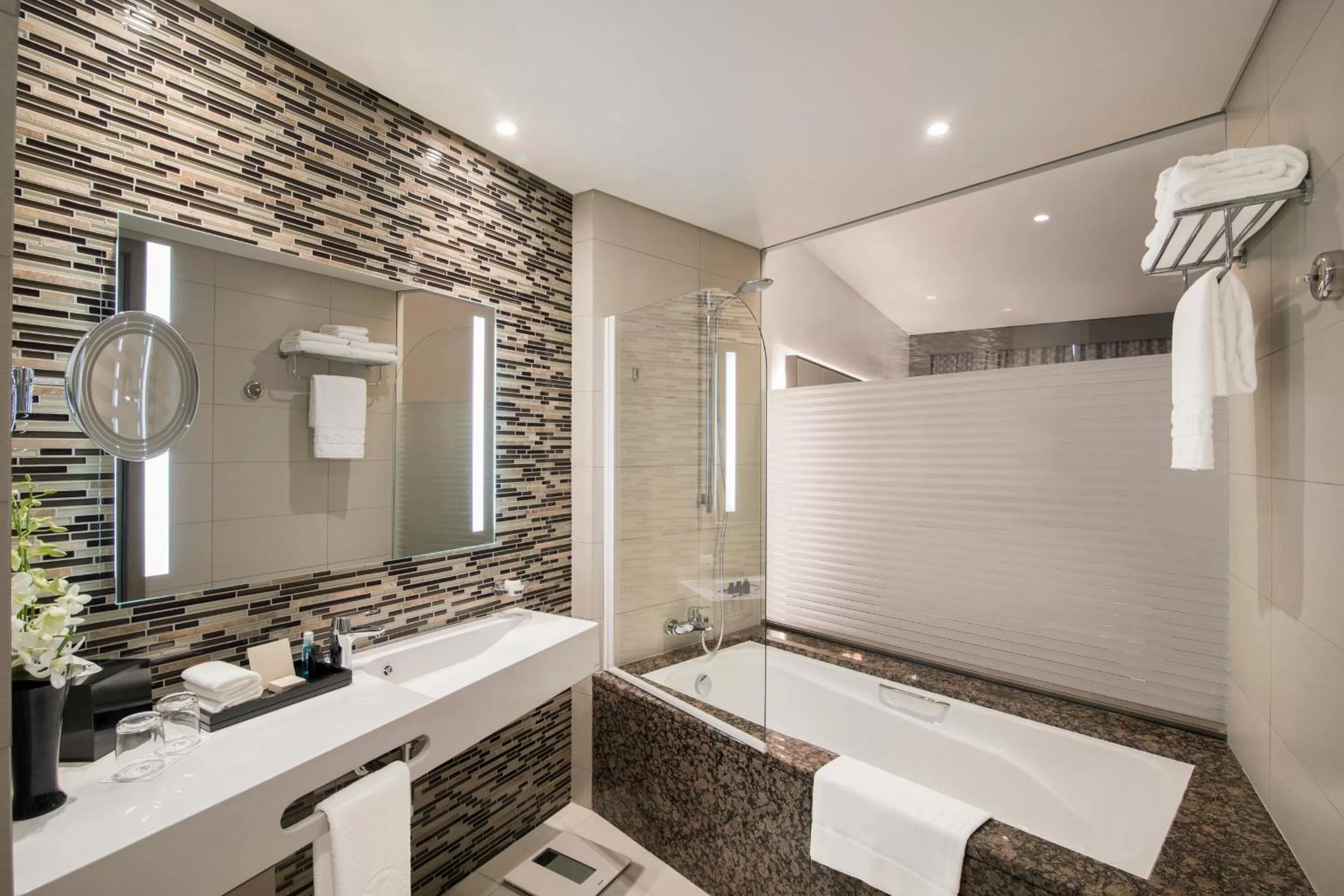 Bathroom in Pearl Rotana Capital Centre