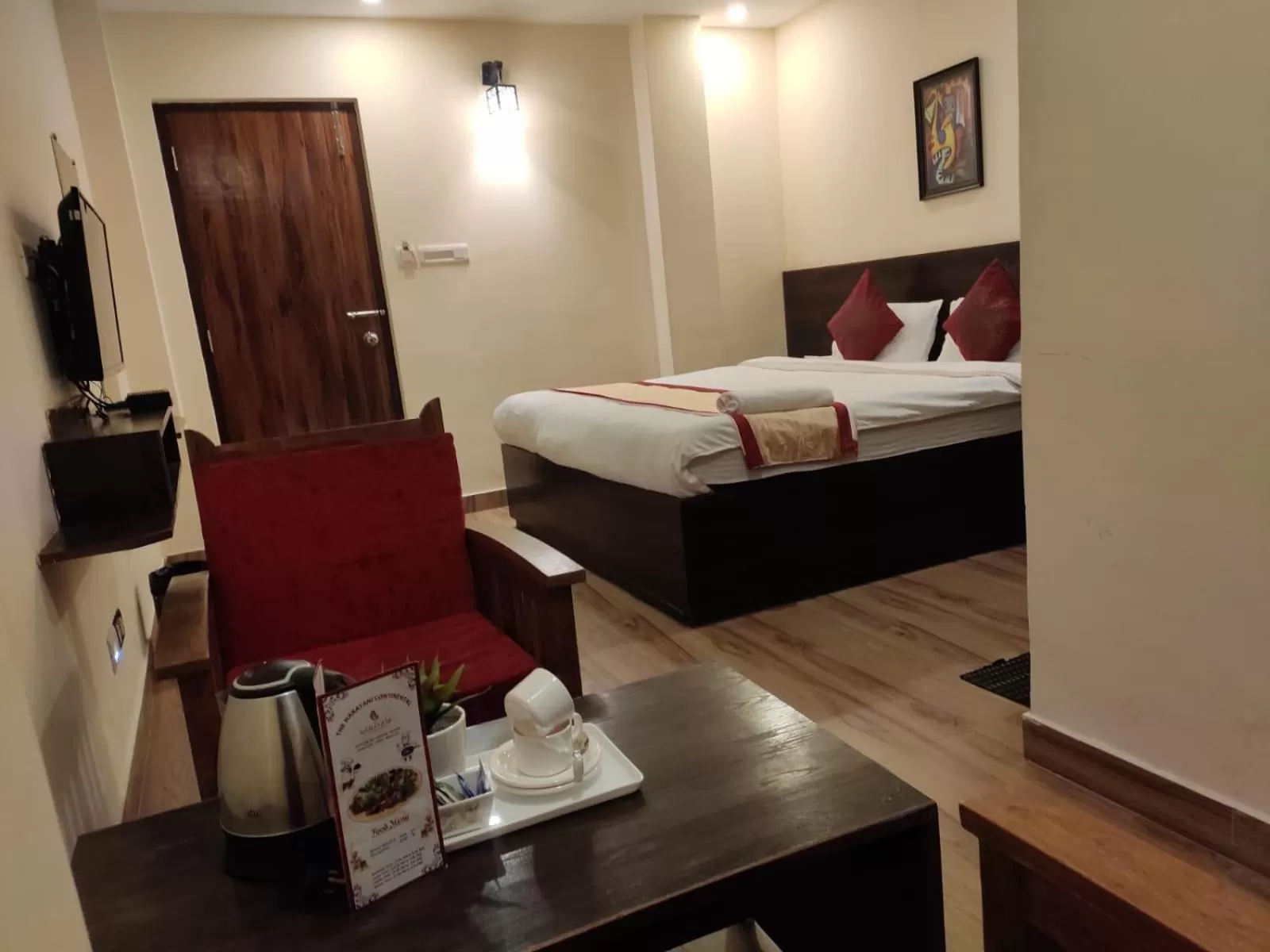 Bed in Hotel The Narayani Continental