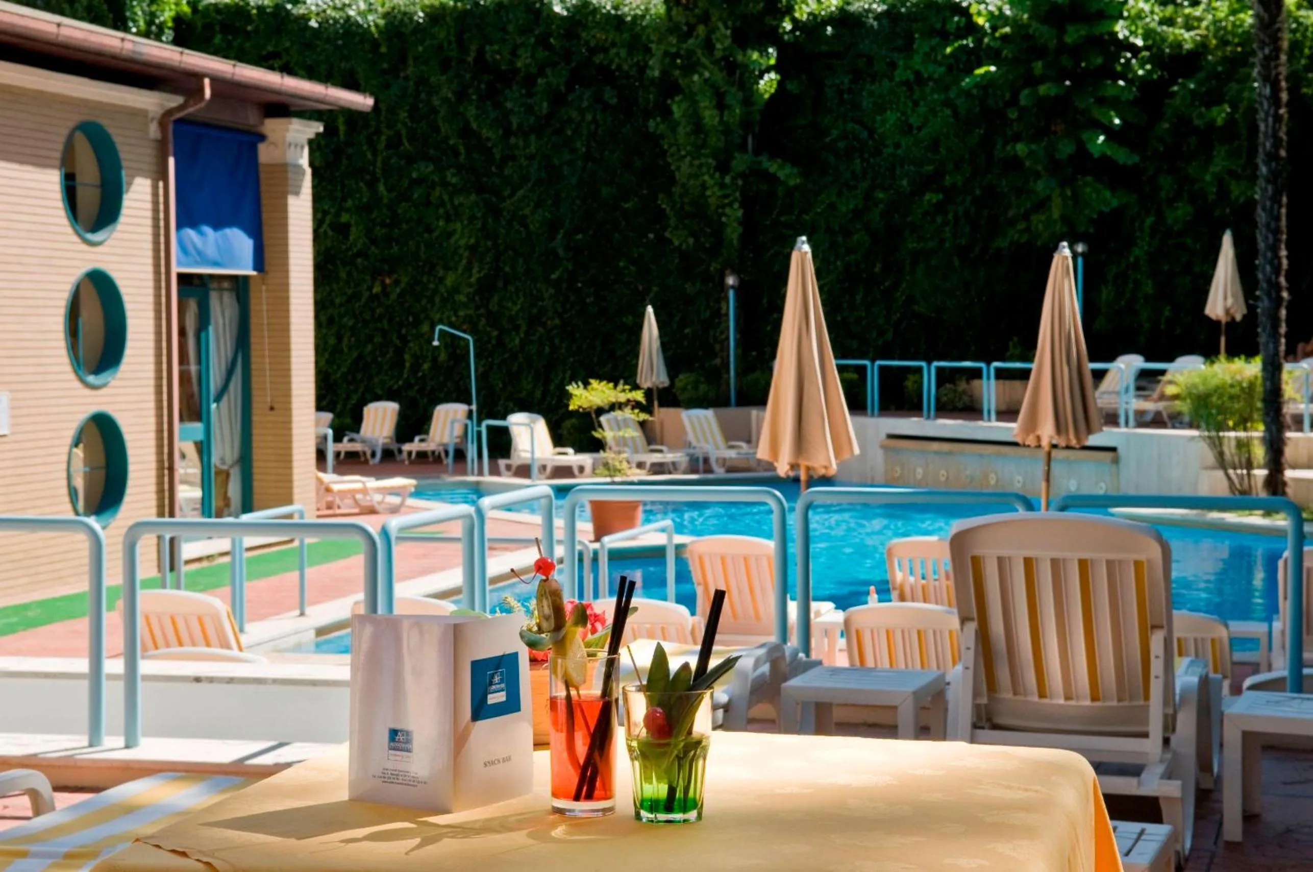 Swimming pool in Aldrovandi Residence City Suites