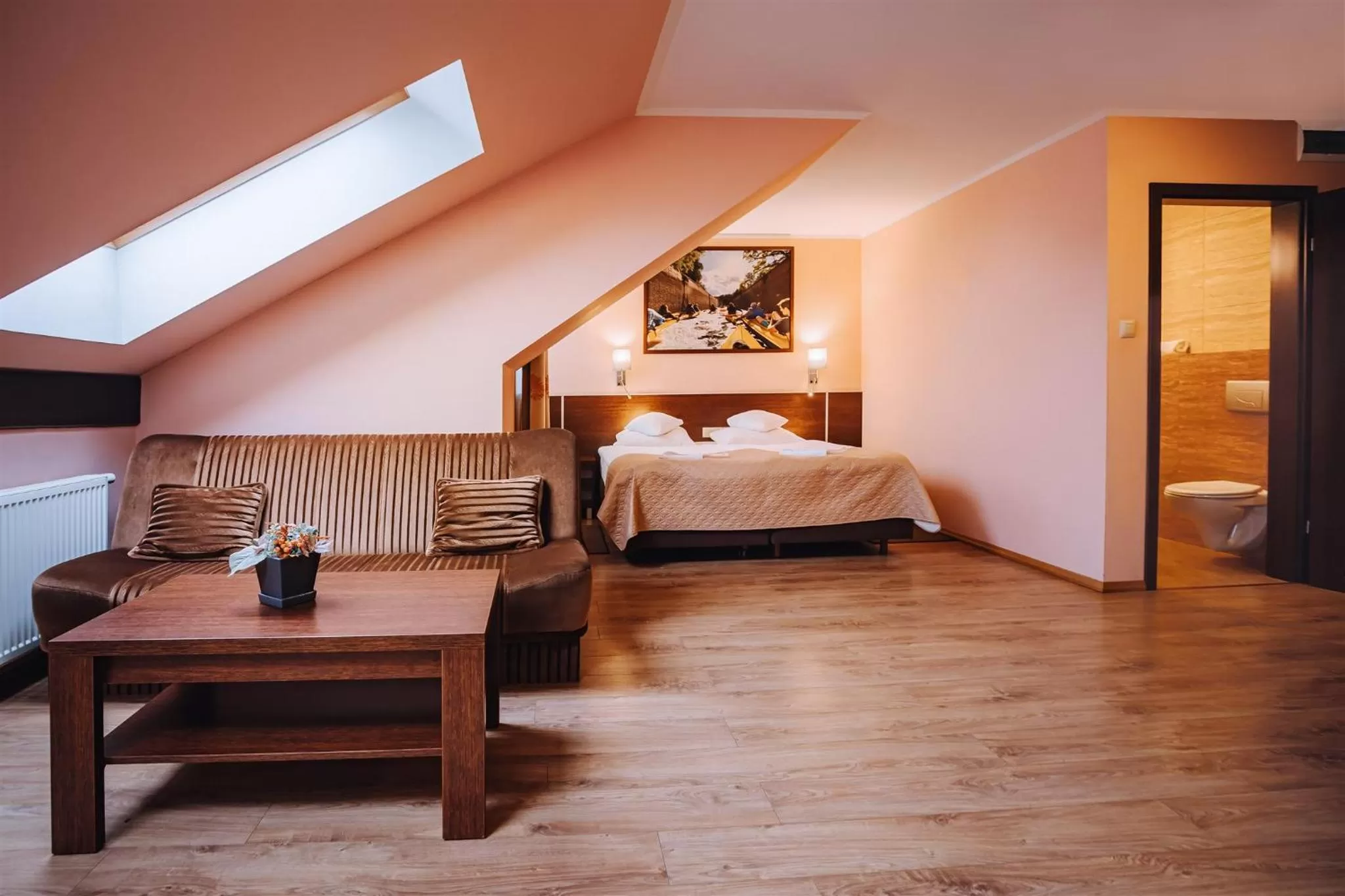 Bed in Villa Skomanda