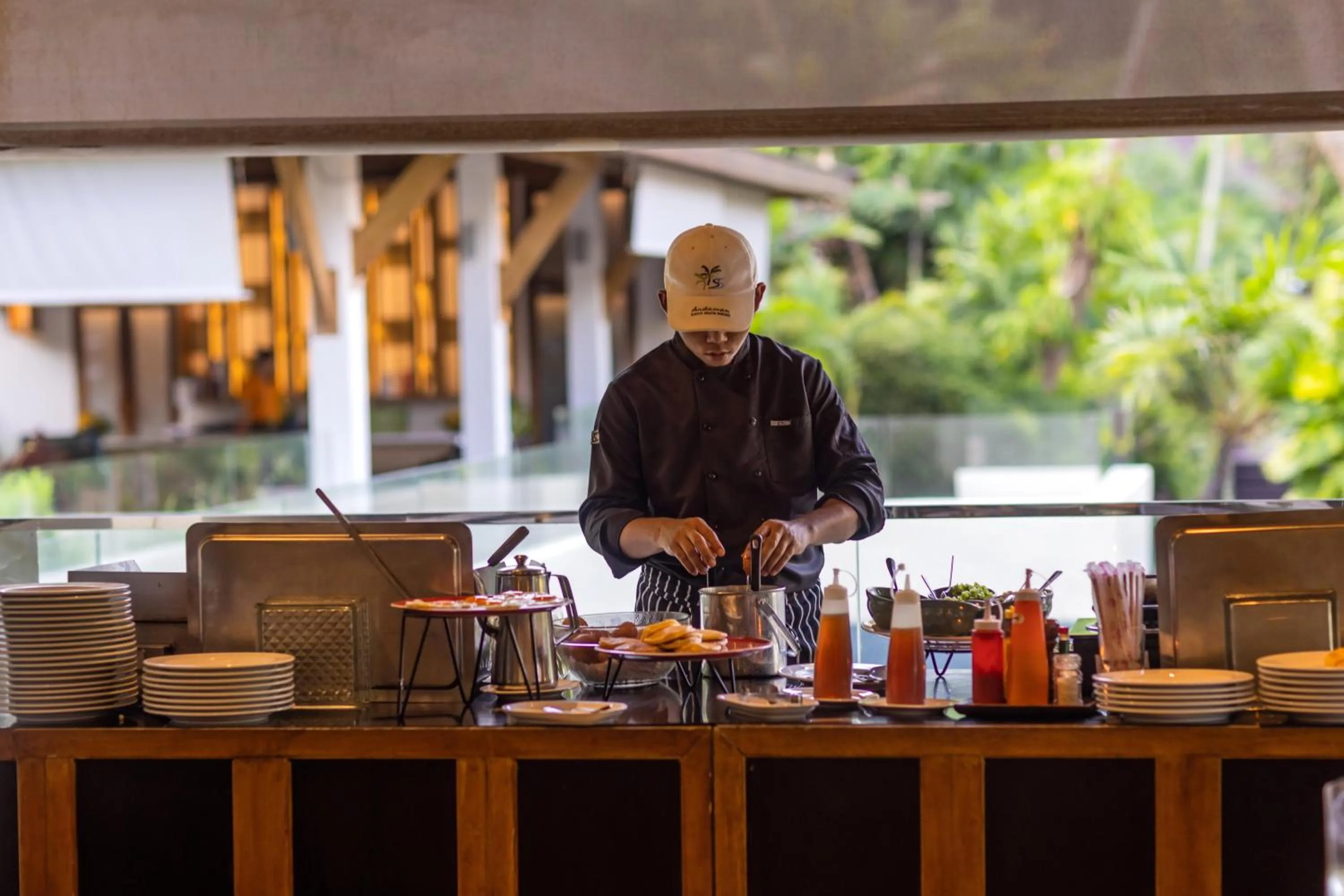 Breakfast in Andaman White Beach Resort - SHA Plus