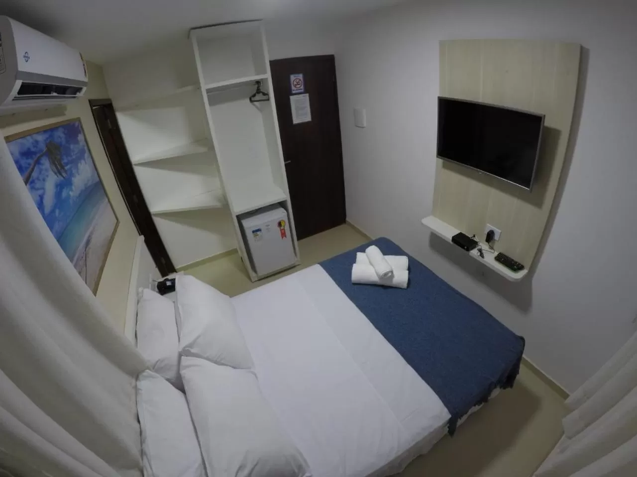 Bed in Pousada Kanoas