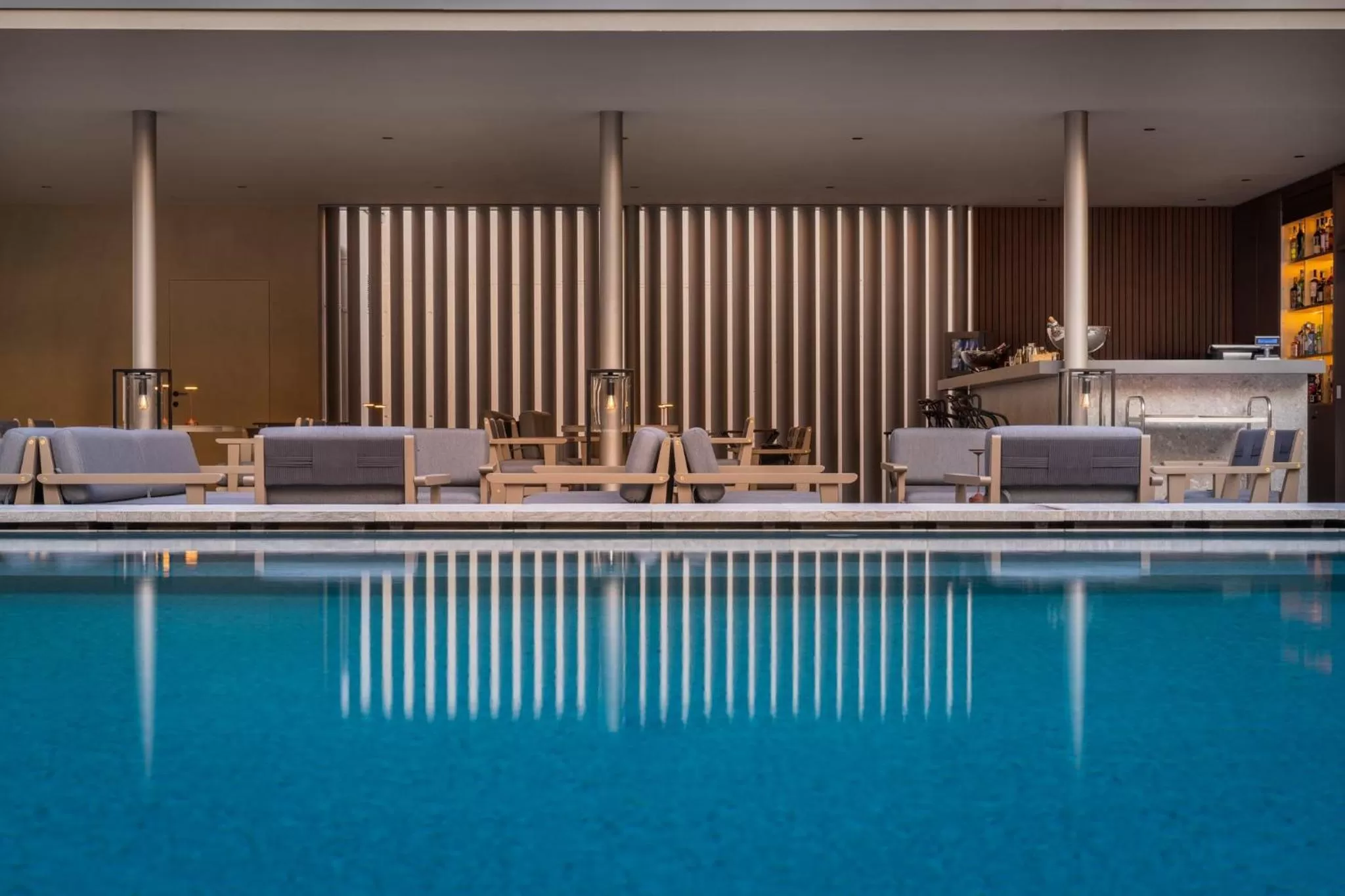 Swimming pool in Crowne Plaza Milan City by IHG