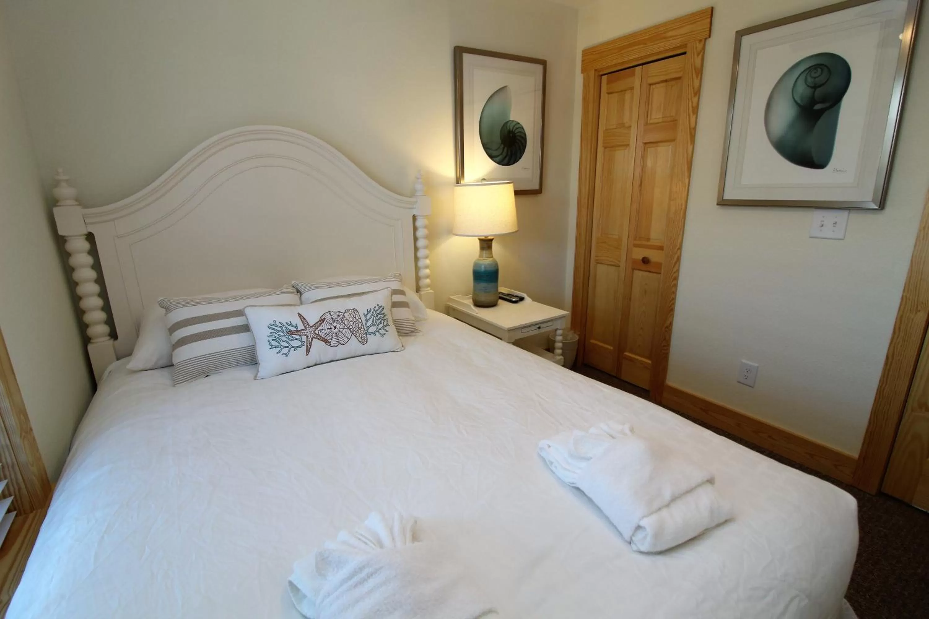Bedroom, Bed in Whalebone Ocean Cottages by KEES Vacations