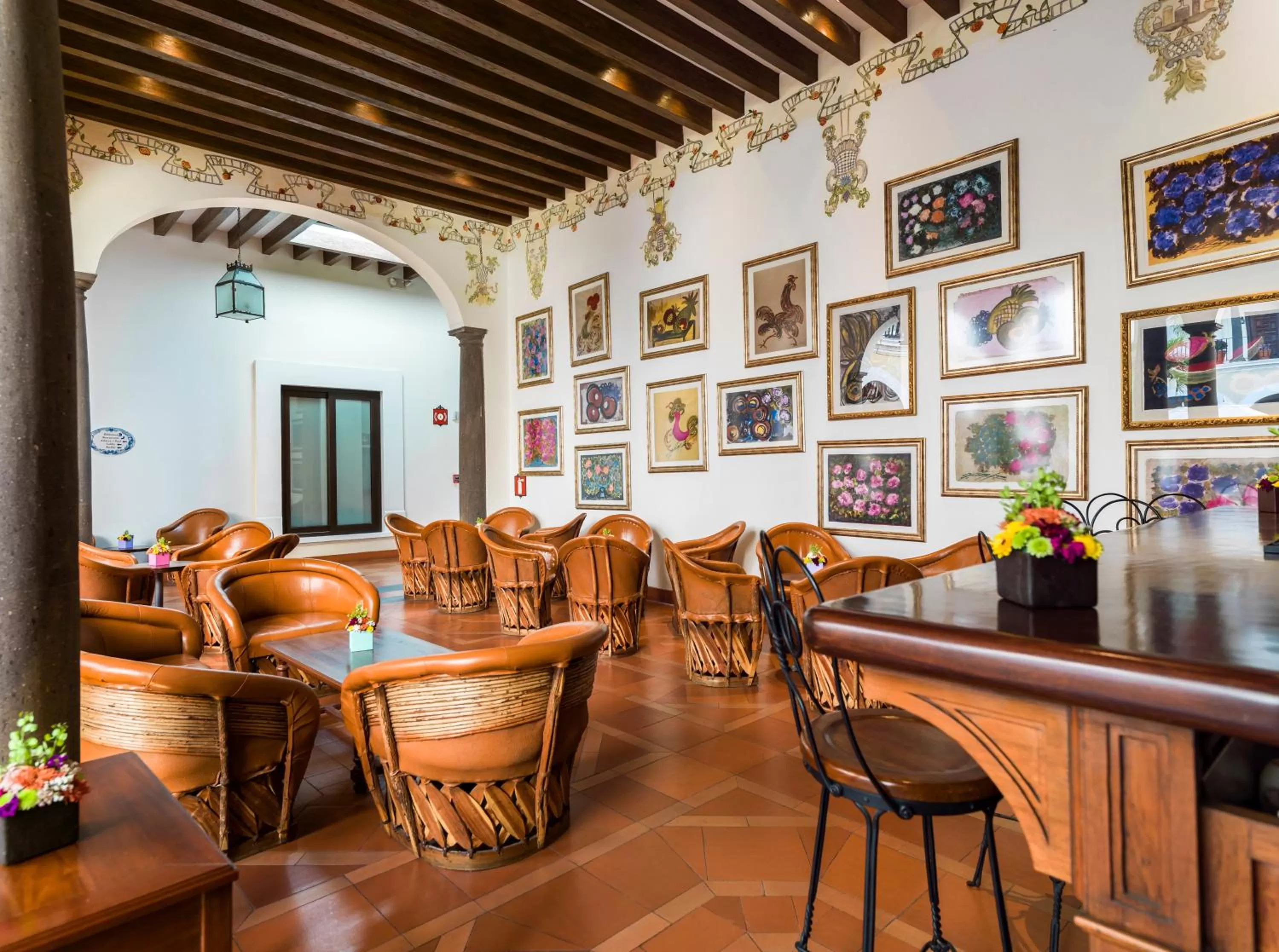 Lounge or bar in Hotel Solar de las Animas